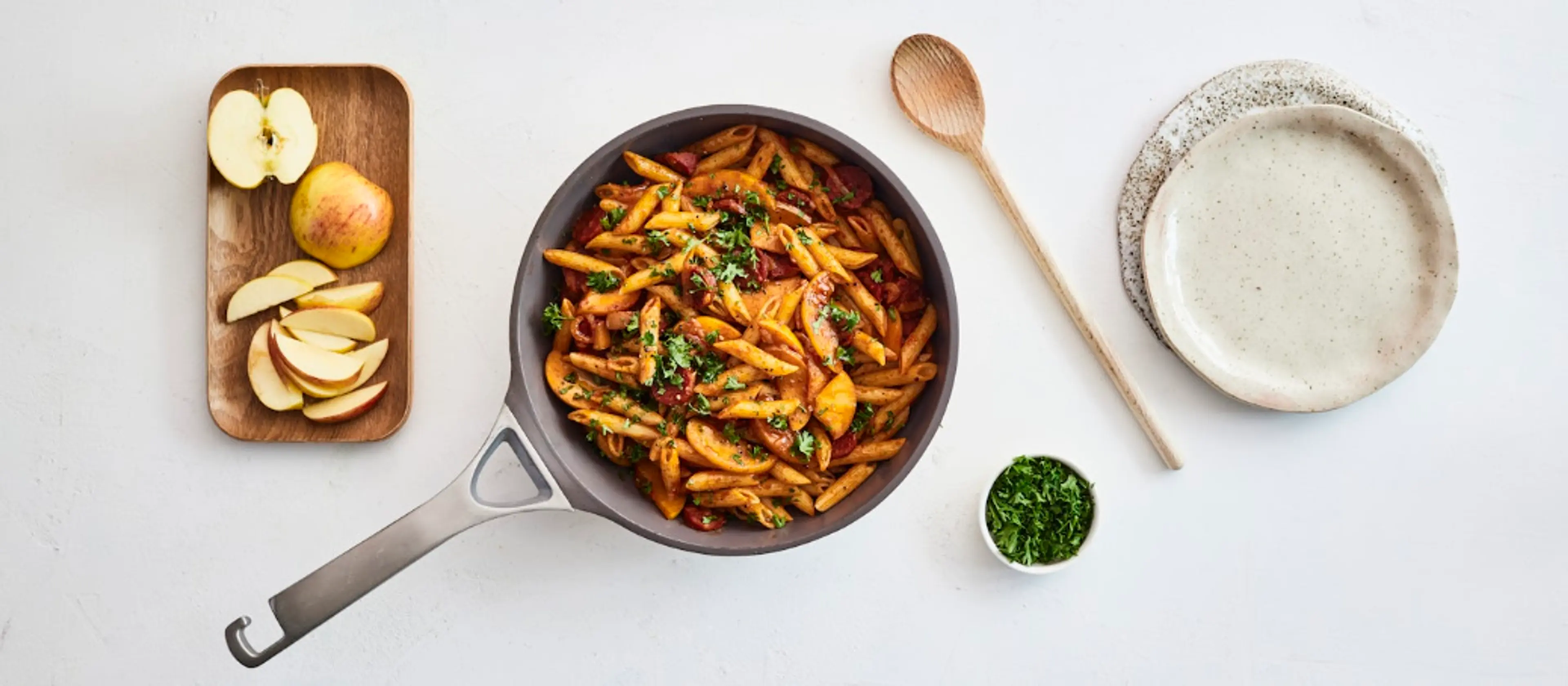 Omena-chorizopasta