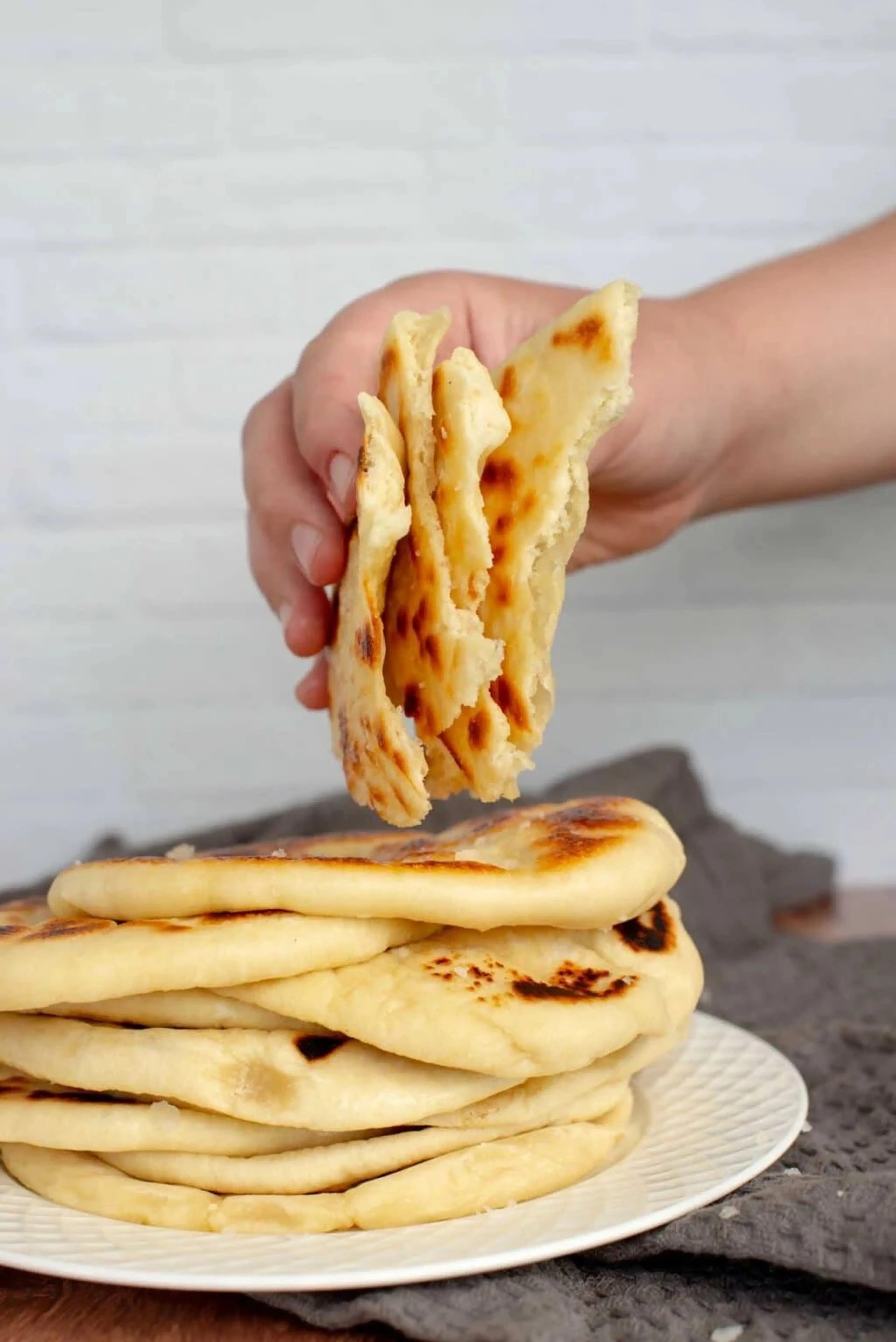 Sourdough Discard Naan Bread