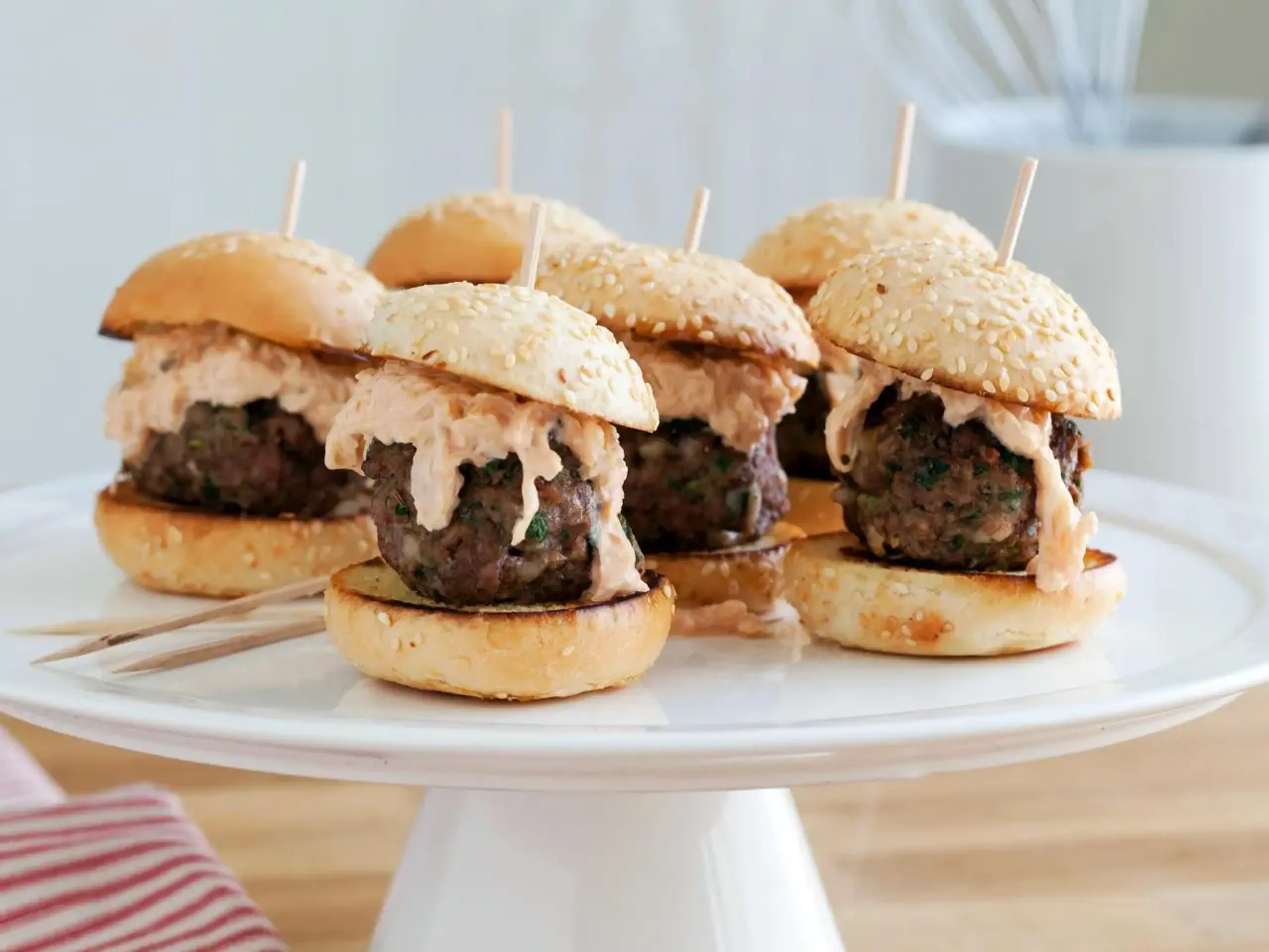 Reuben Meatball Sliders