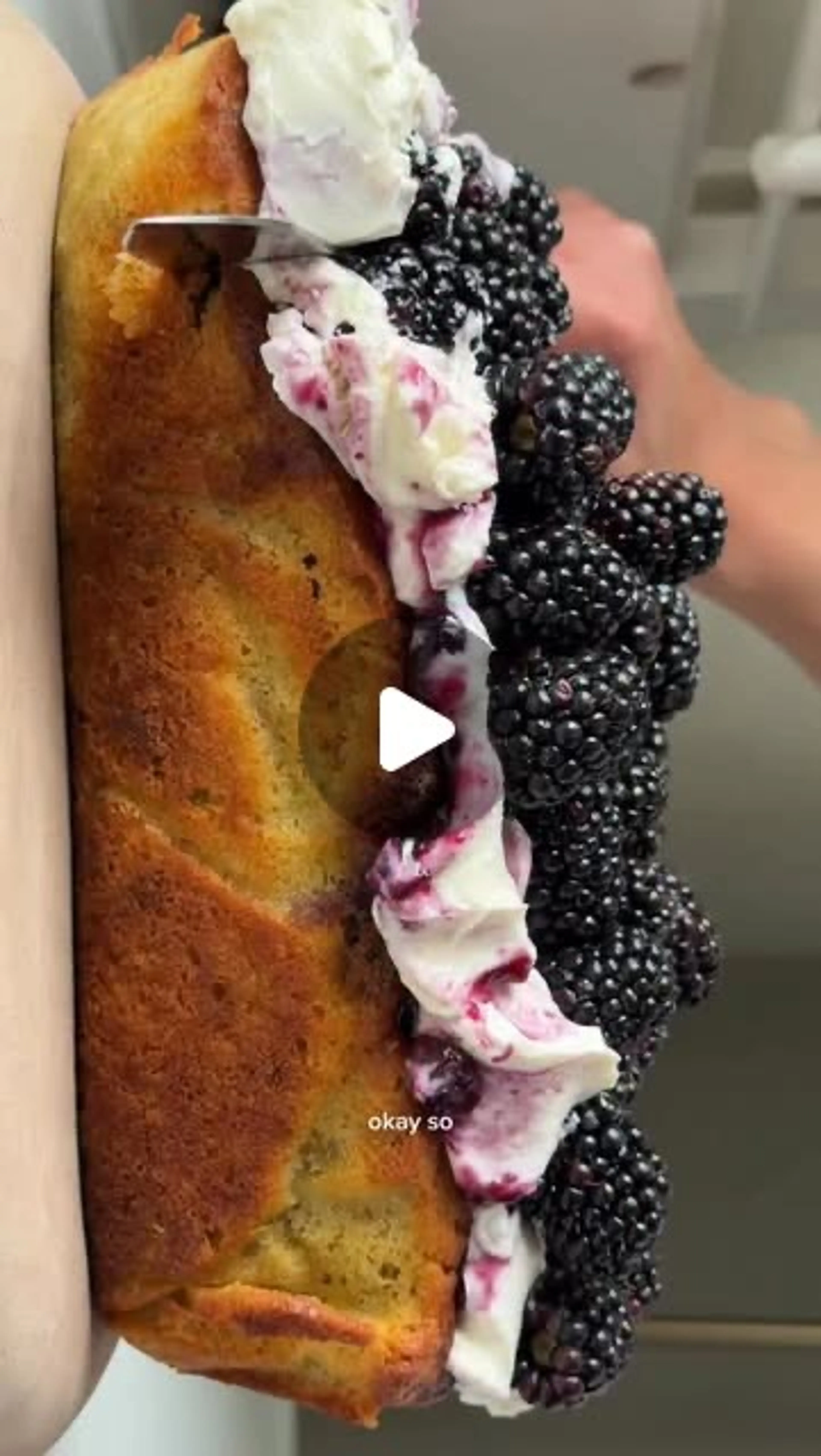 Pistachio and Blackberry Jam Olive Oil Loaf