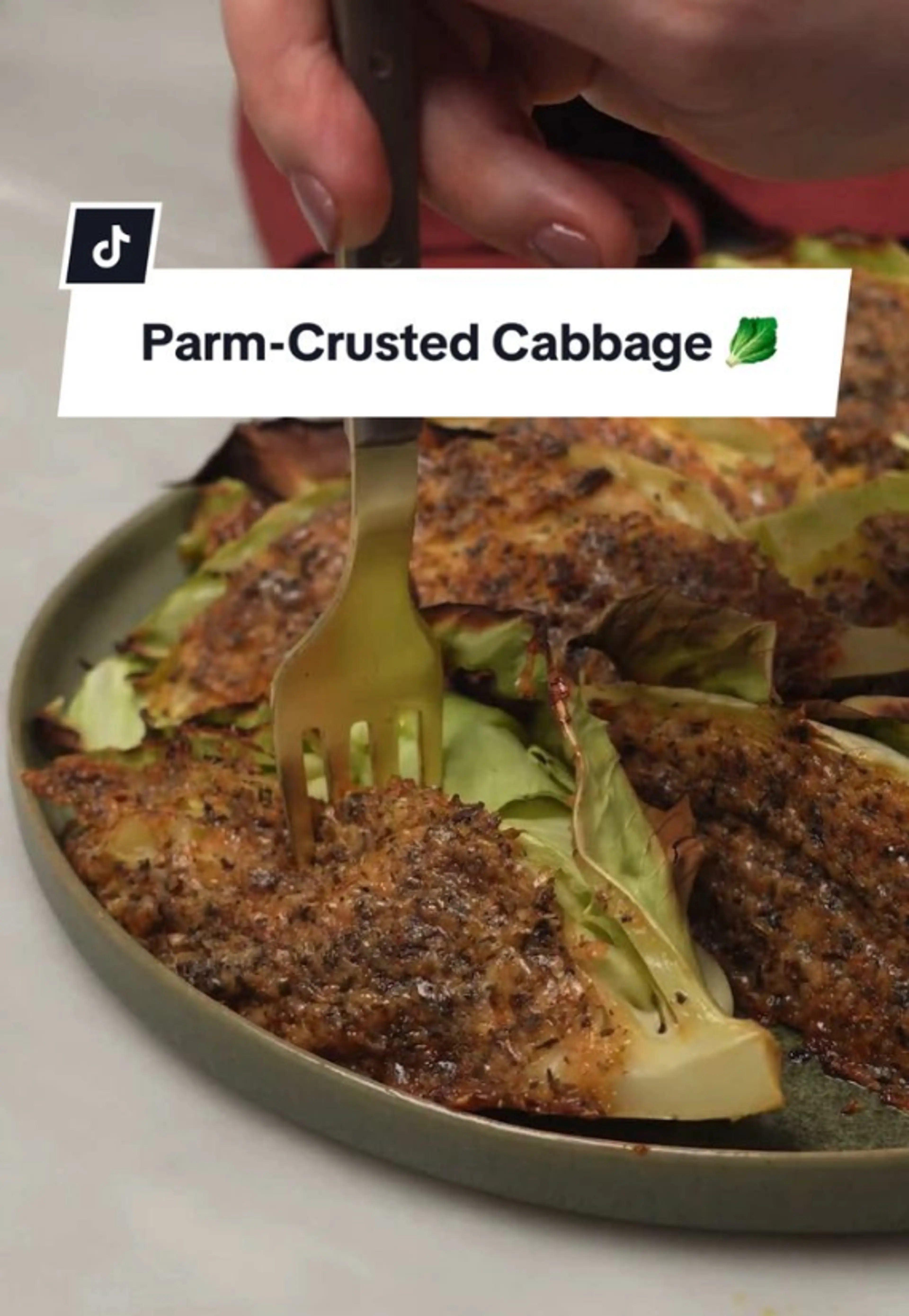 Parmesan Crusted Cabbage