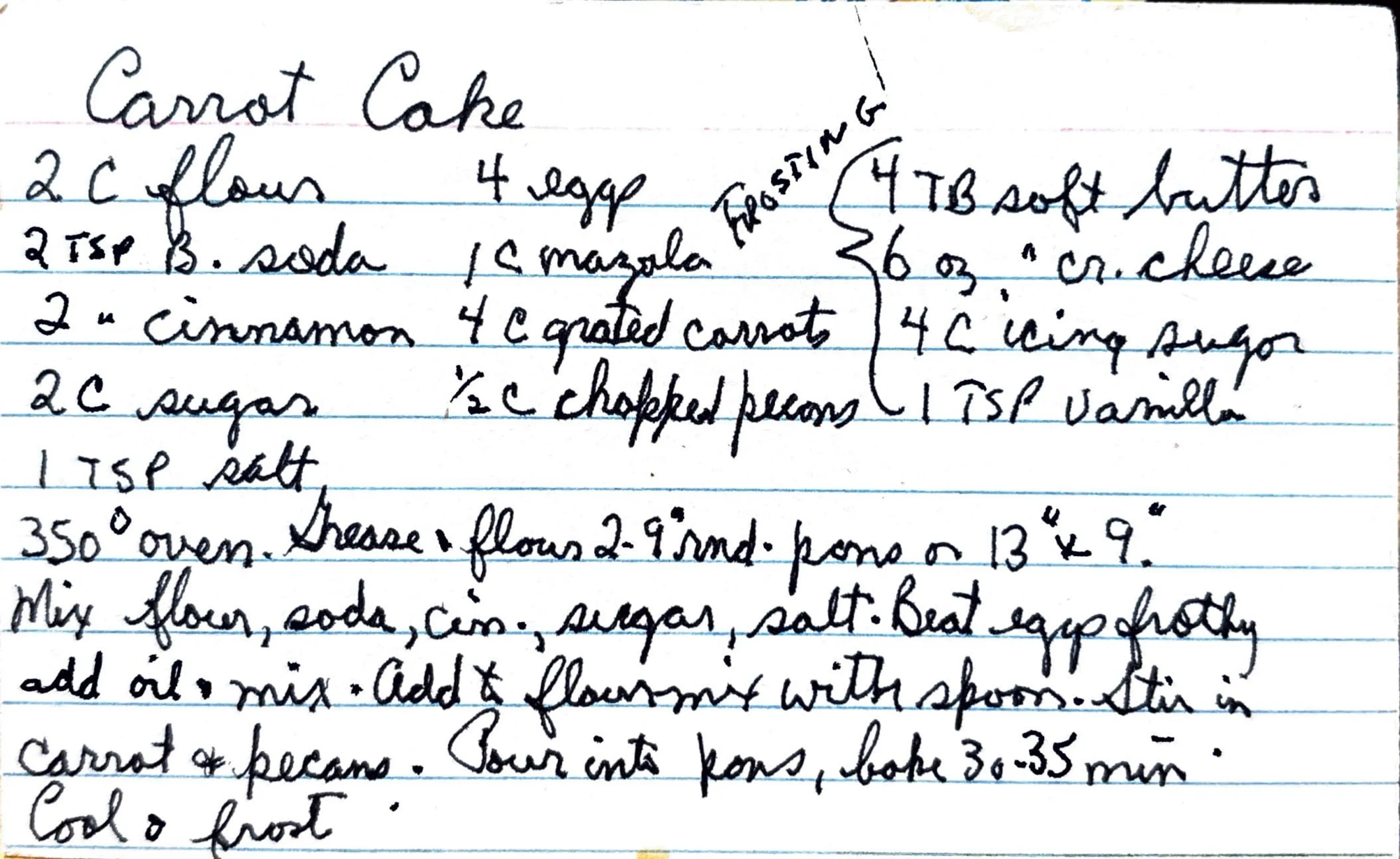 Carrot Cake