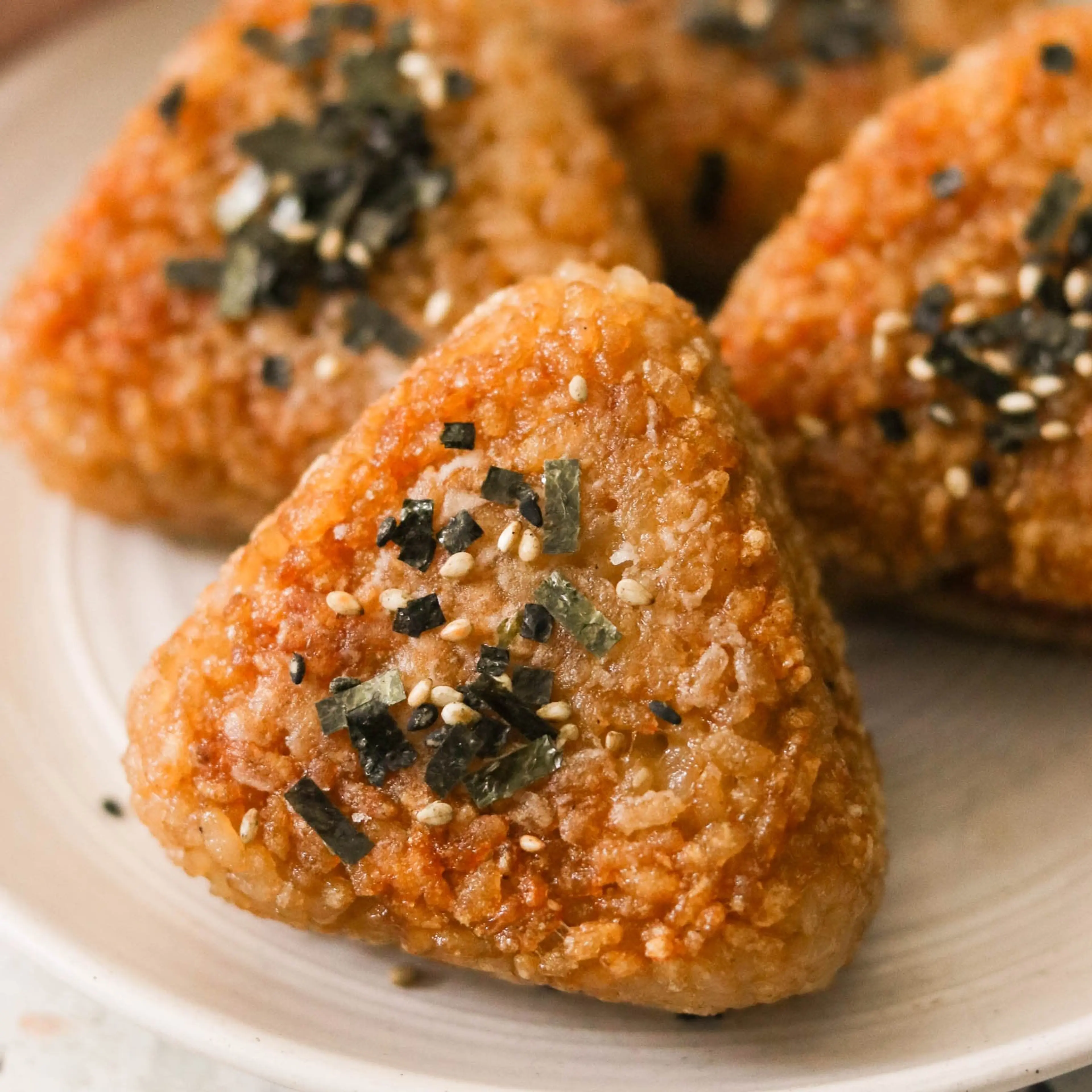 Crispy Yaki Onigiri Recipe (Grilled Rice Balls)