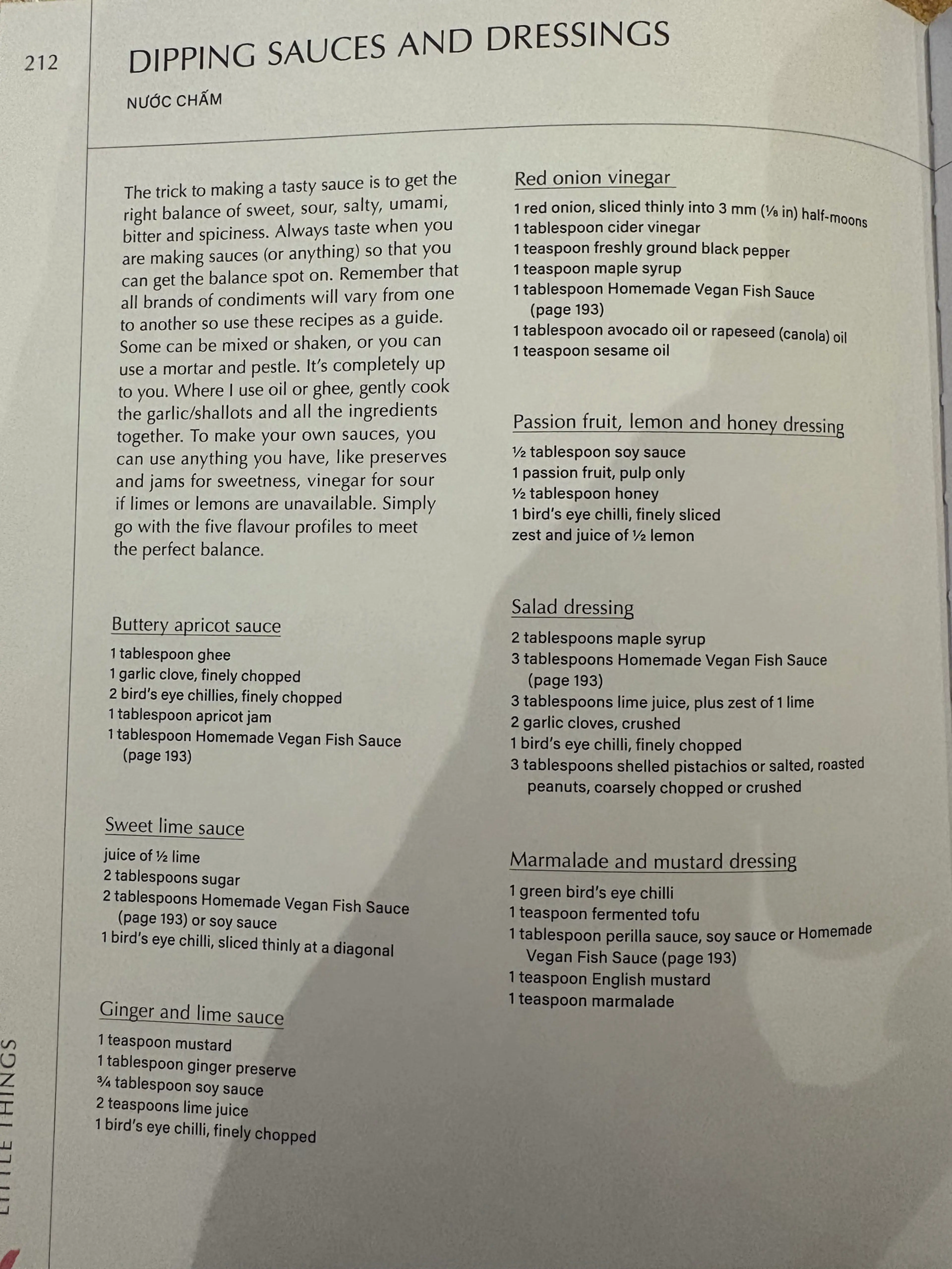 Vietnamese Sauces And Dressings