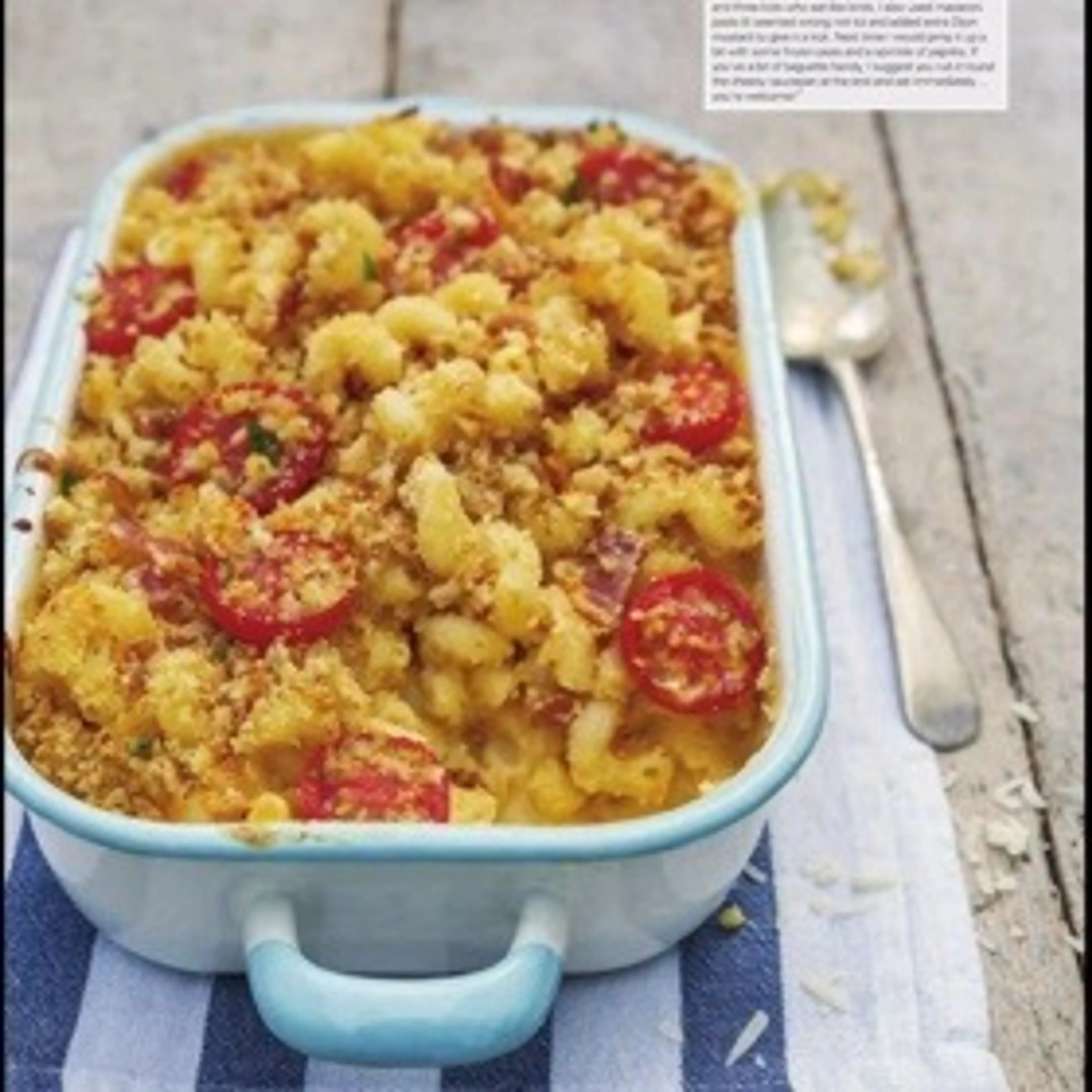 Roasted garlic mac 'n' cheese