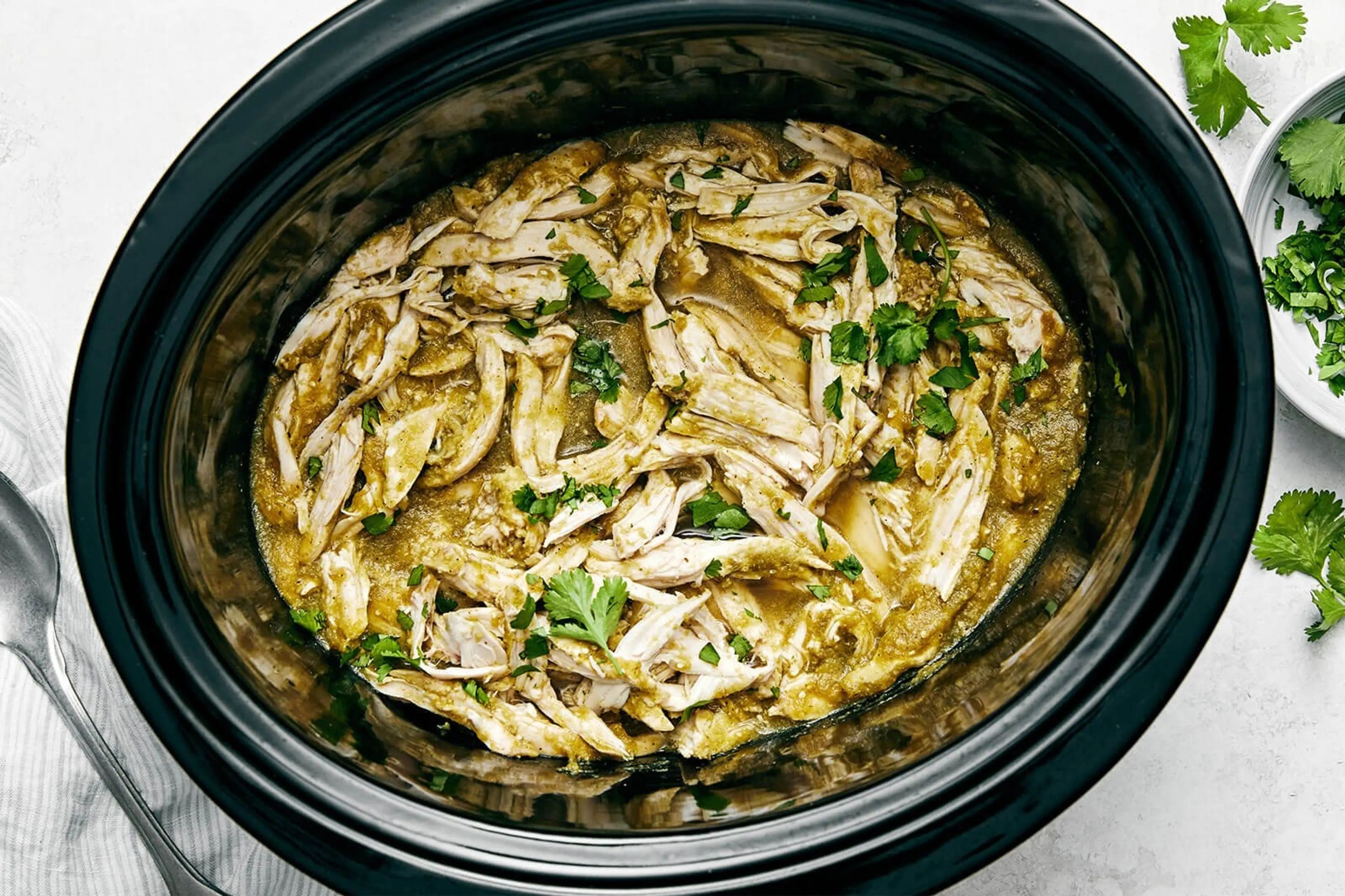 Crockpot Salsa Verde Chicken