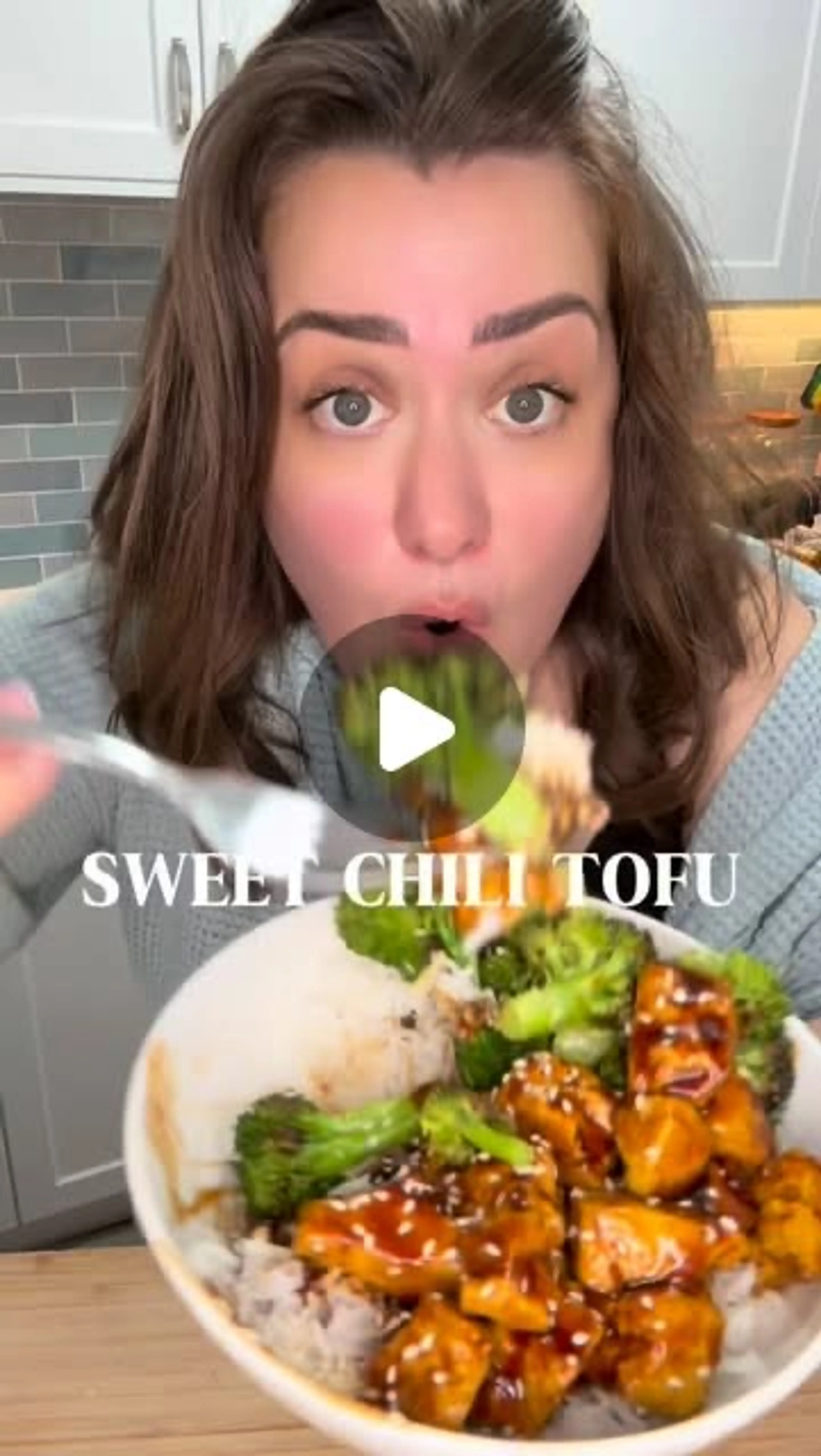 Speedy Sweet Chili Tofu Bowl