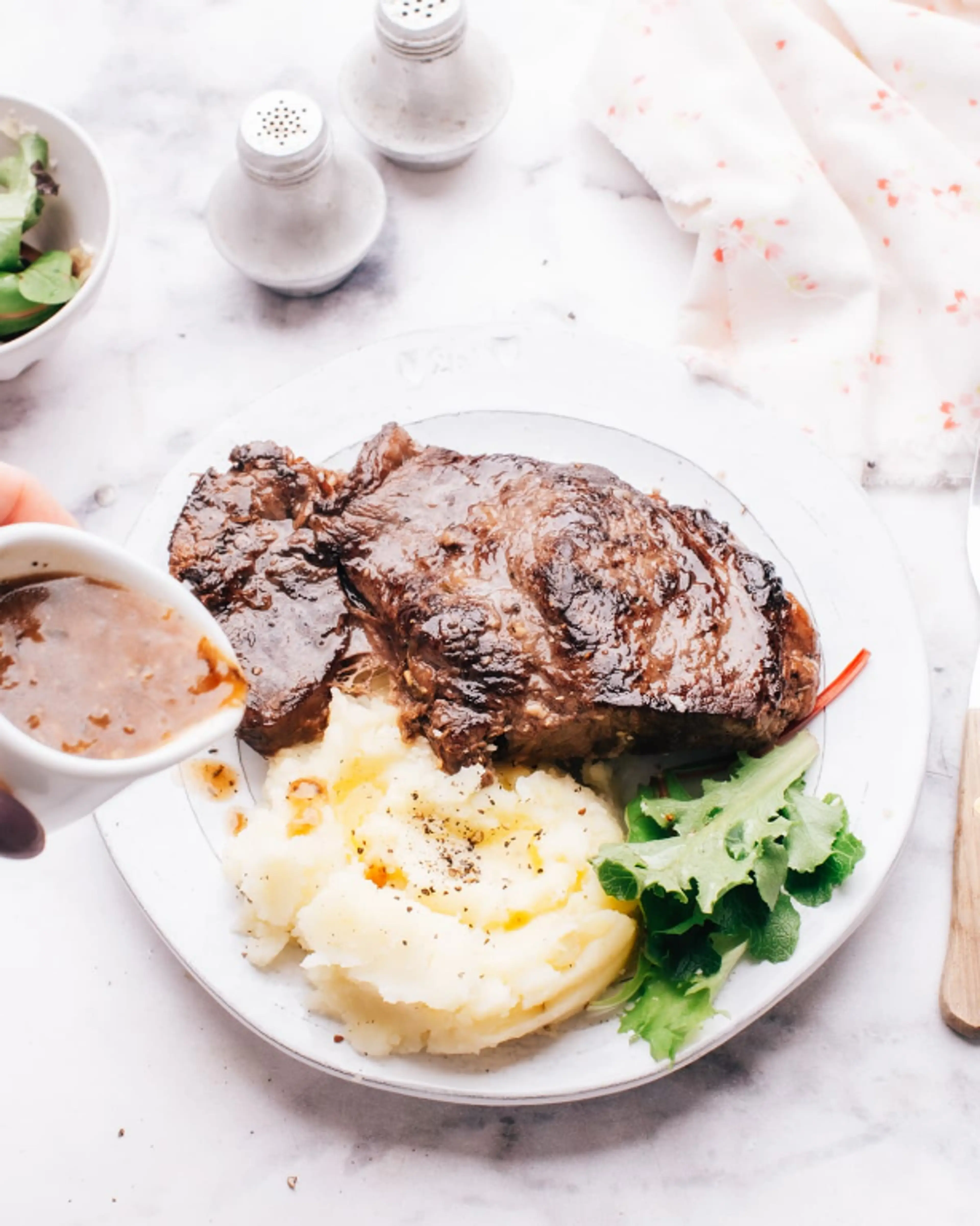 Instant Pot Steak Recipe with Easy Pan Sauce (Fall-Apart Ten
