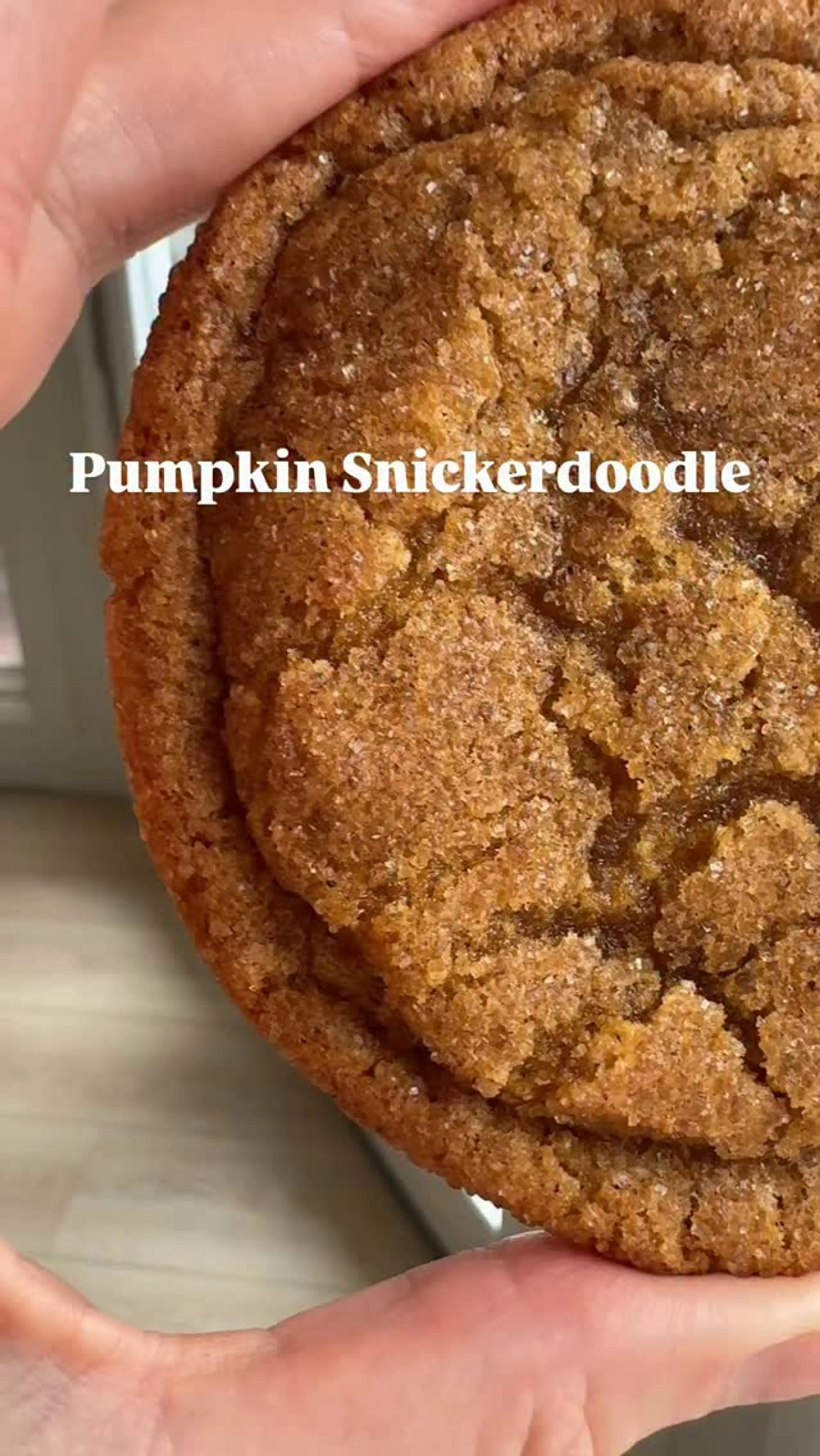 Pumpkin Snickerdoodle Cookies