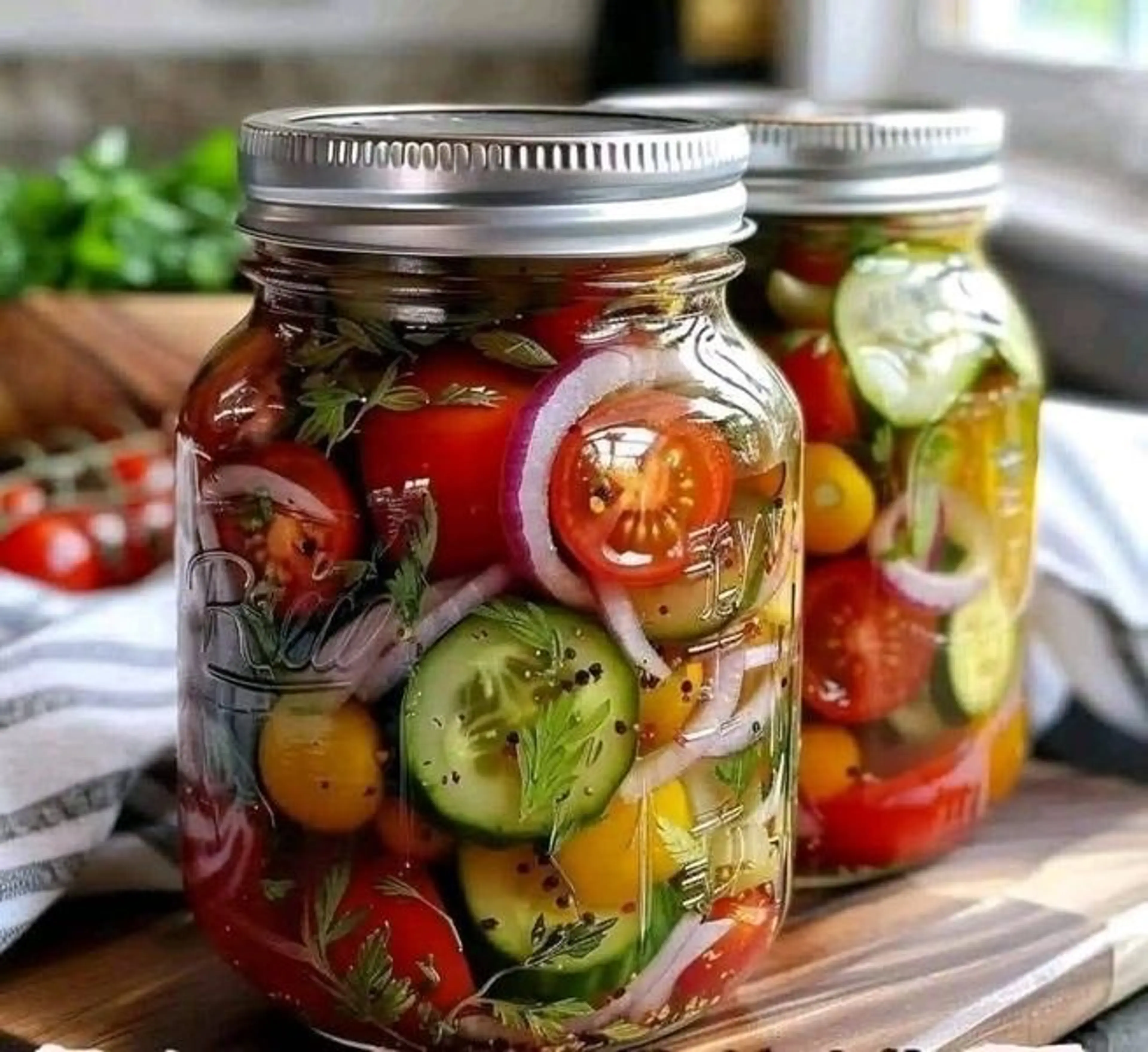 Yall Gotta Try These Refrigerator Pickled Cherry Tomatoes, R