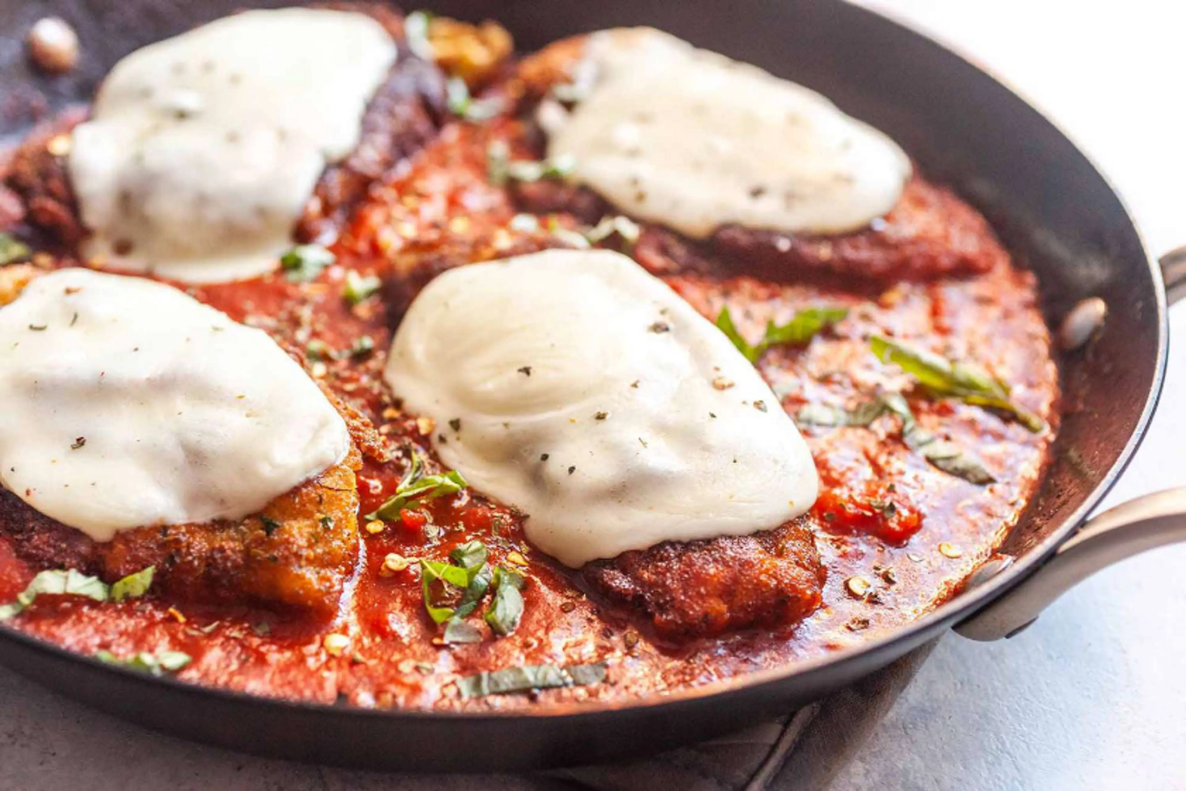 Skillet Chicken Parmesan