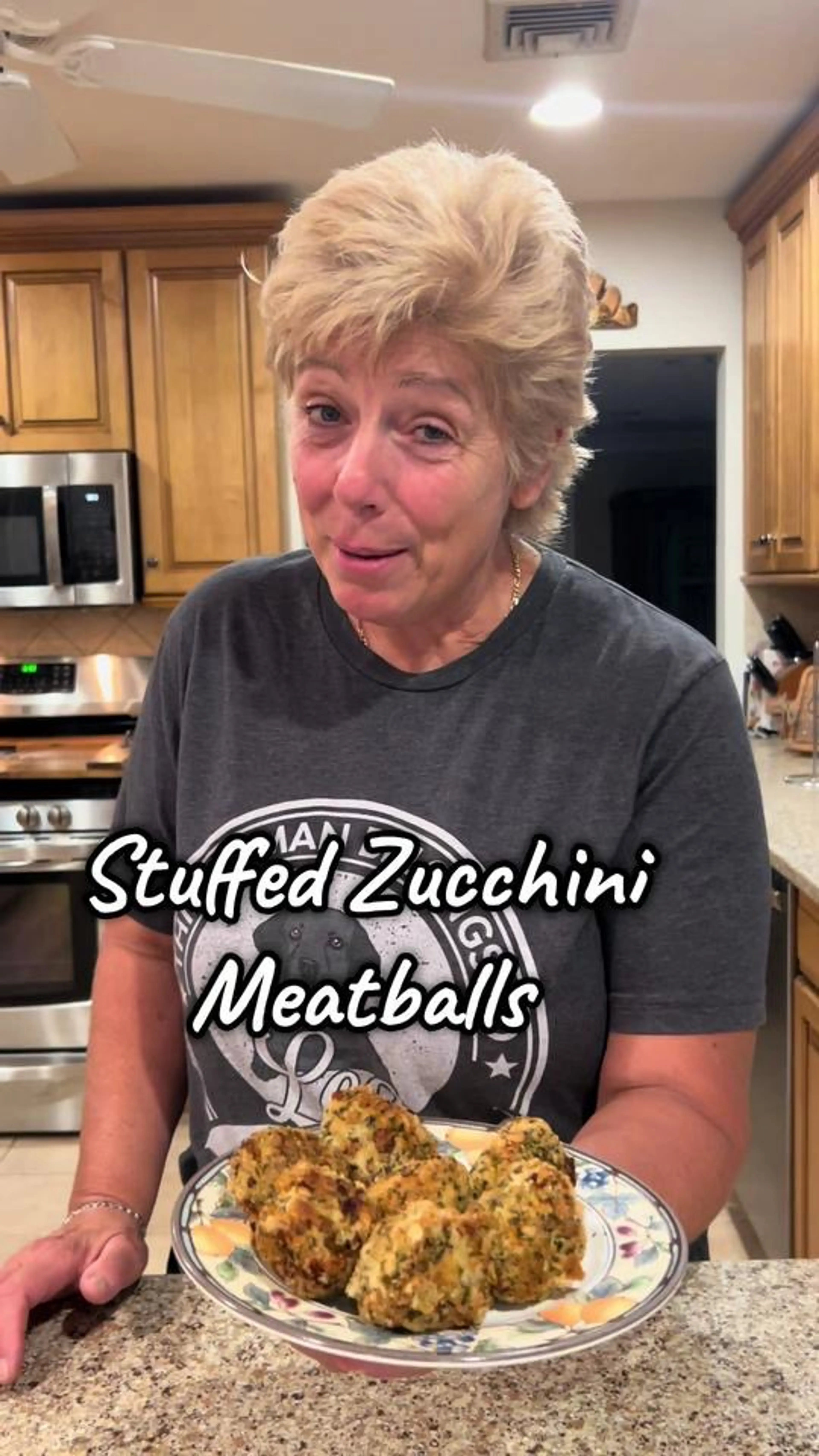 Stuffed Zucchini Meatballs