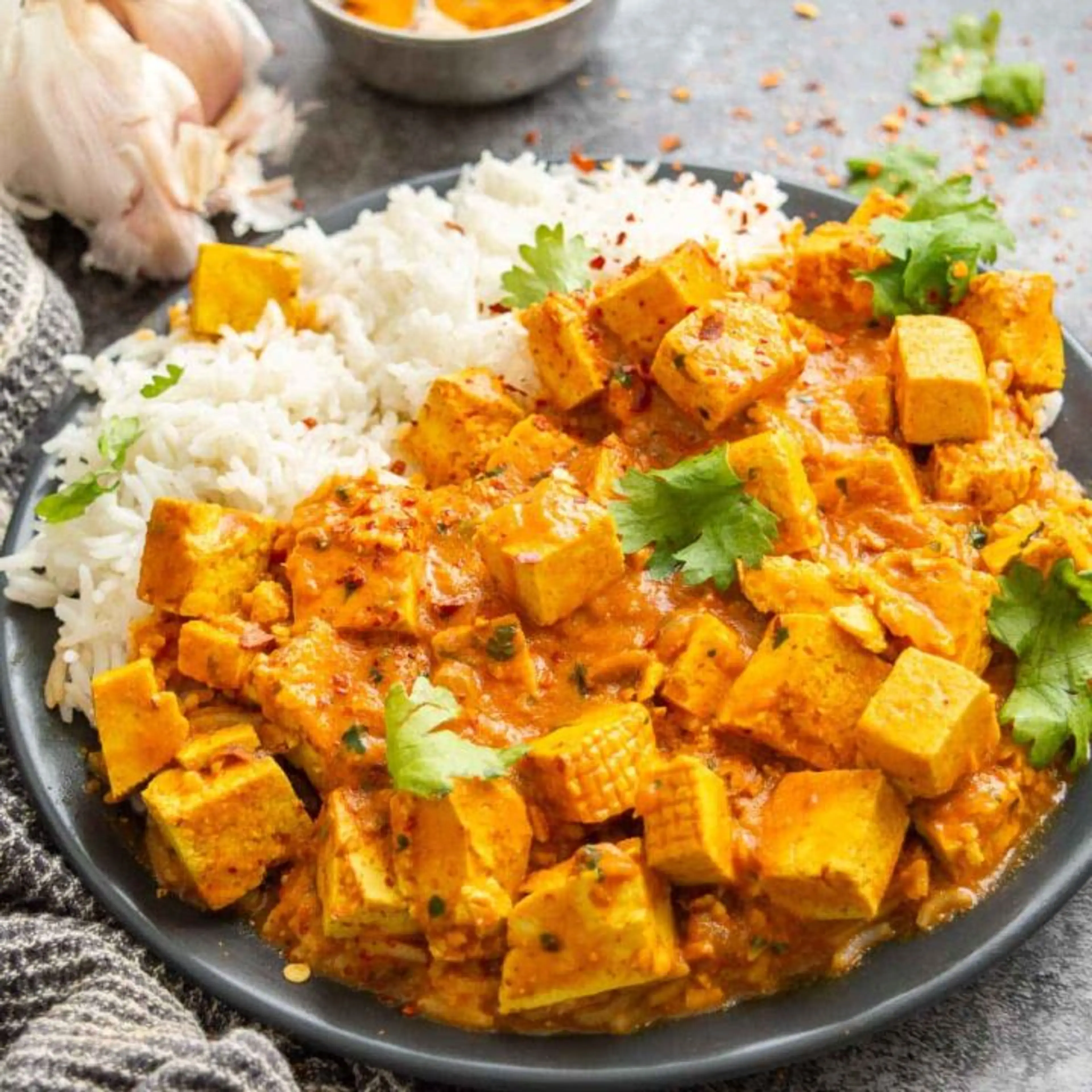 Creamy Instant Pot Tofu Curry (Vegan!)