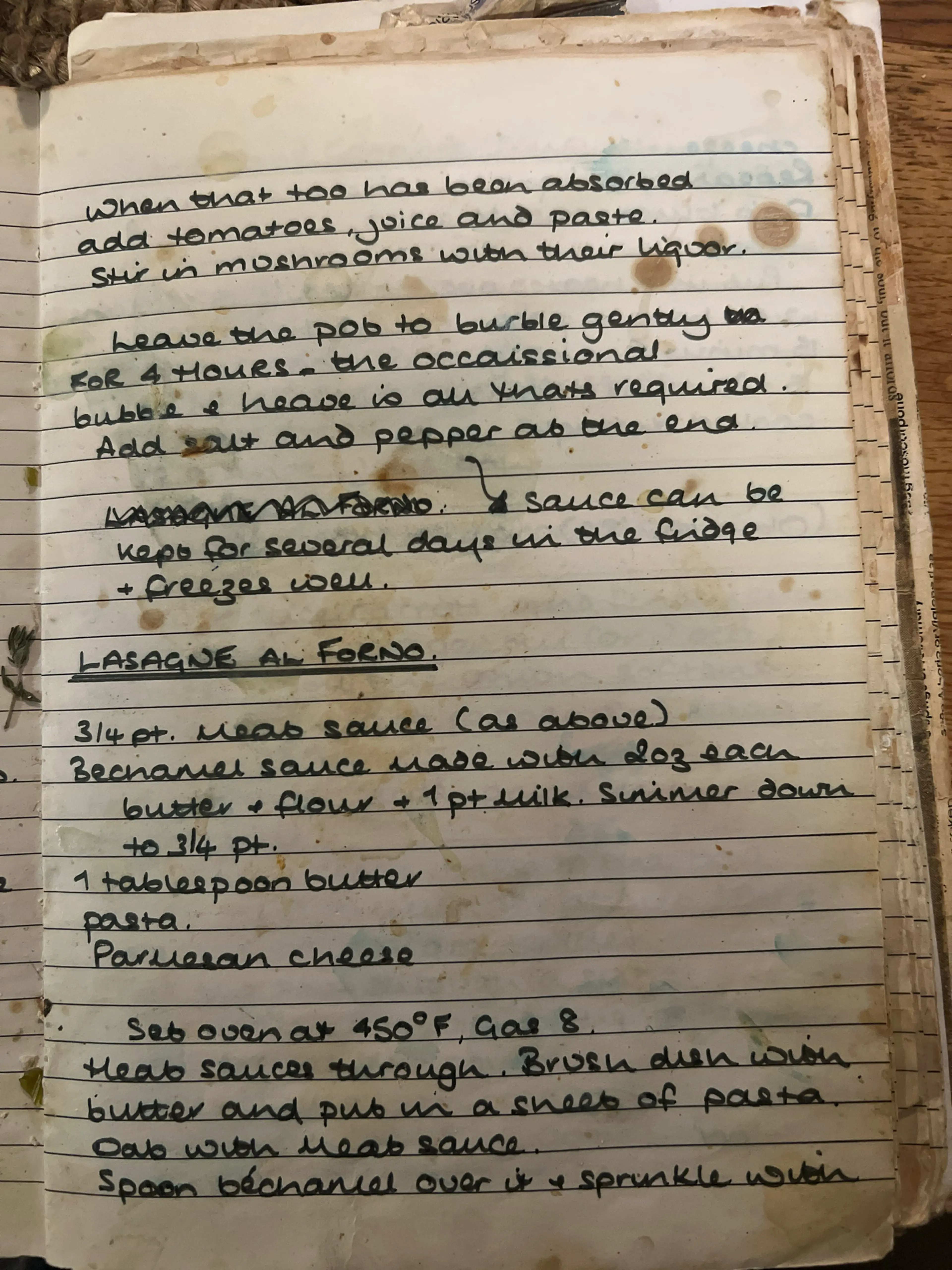 Mum’s Bolognese 🍝