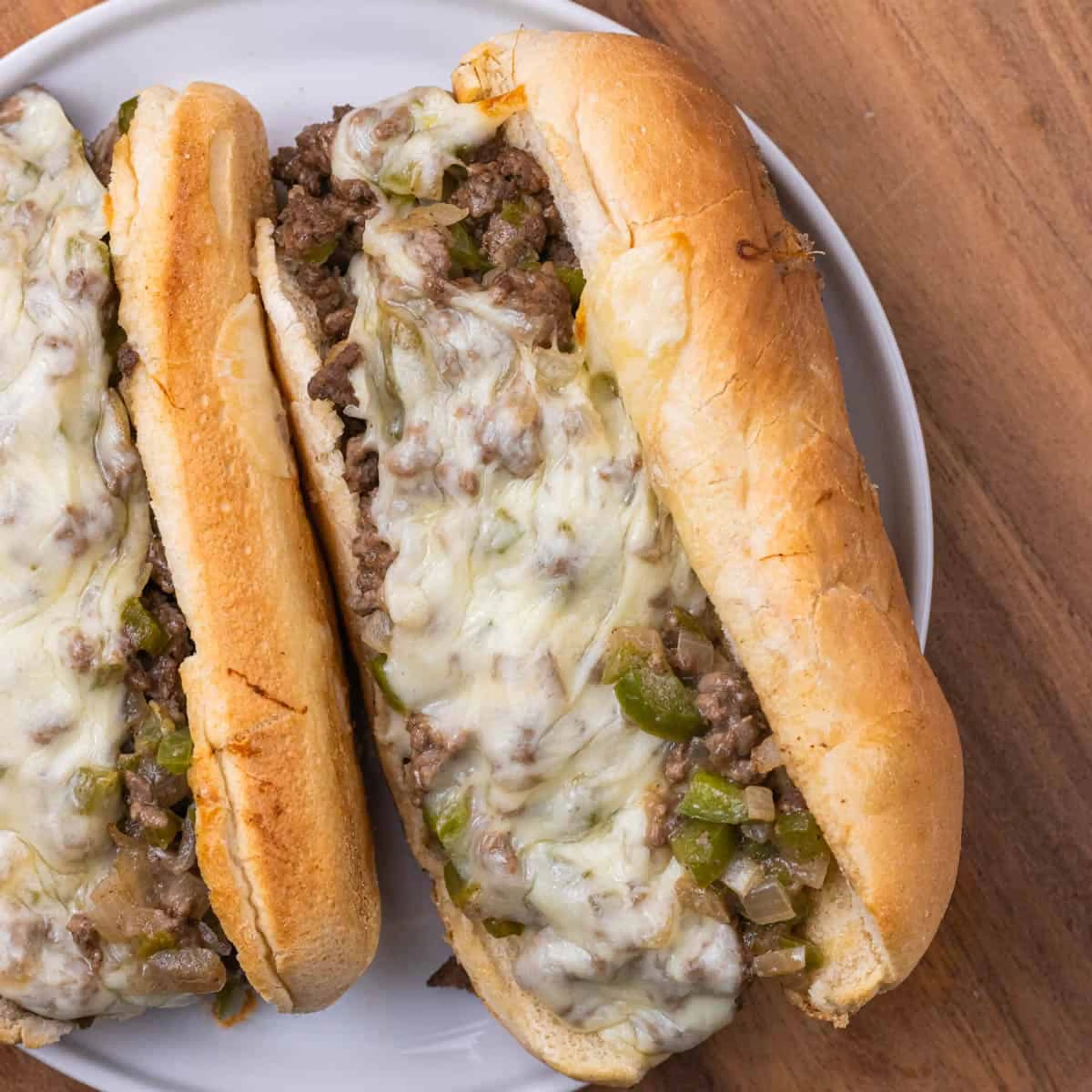 30-Minute Ground Beef Philly Cheesesteak