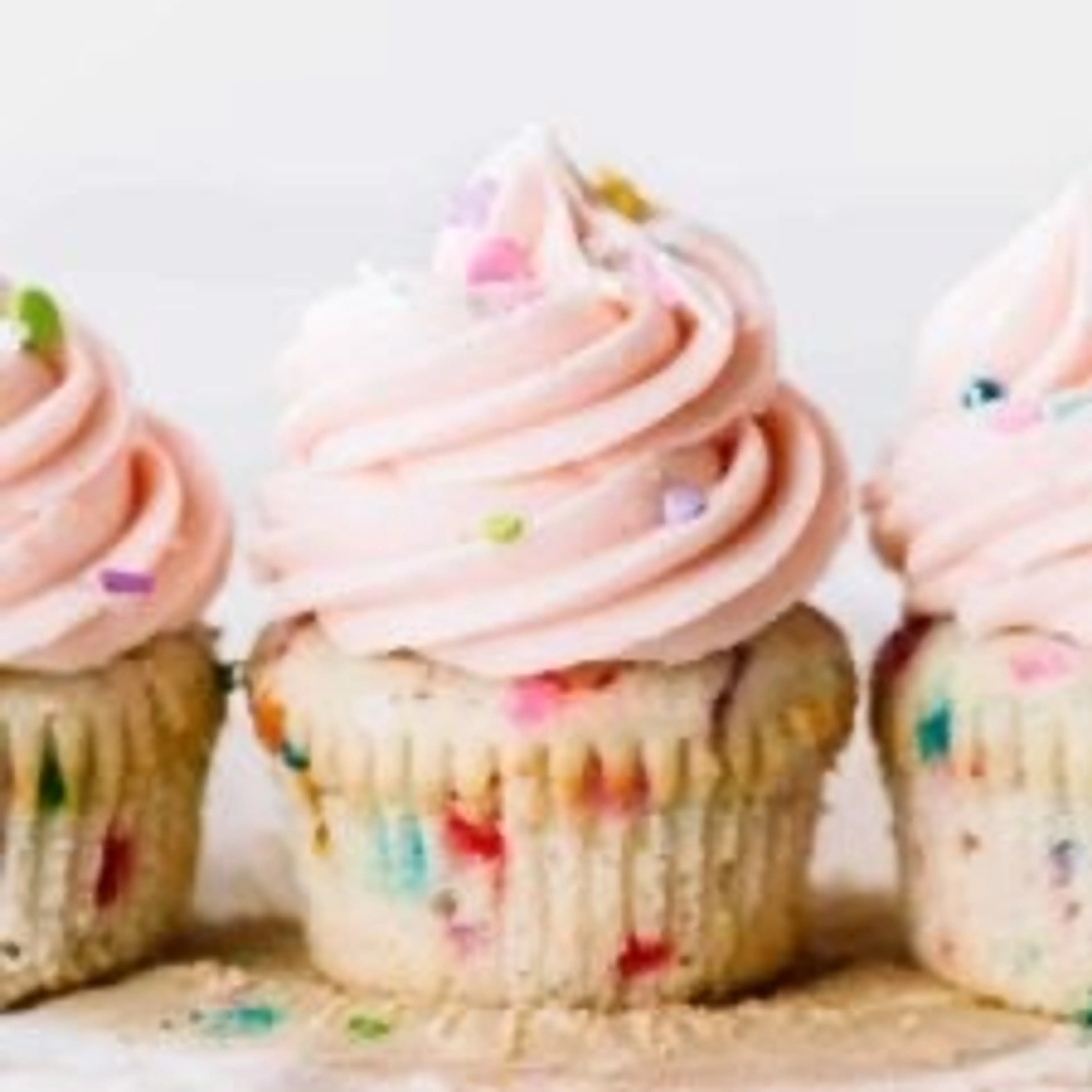 Confetti Sprinkle Cupcakes