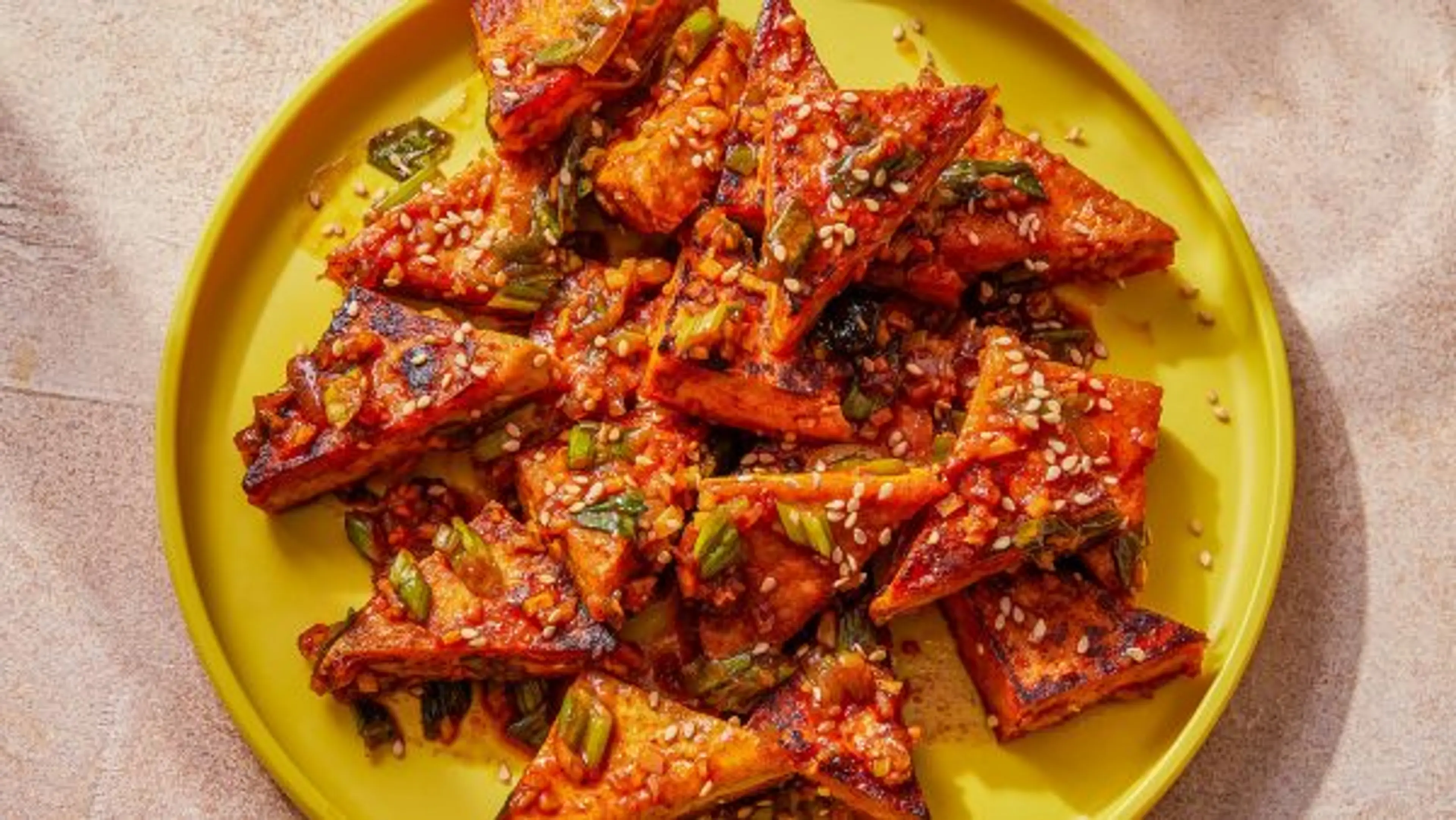 Gochujang and Soy-Simmered Tofu