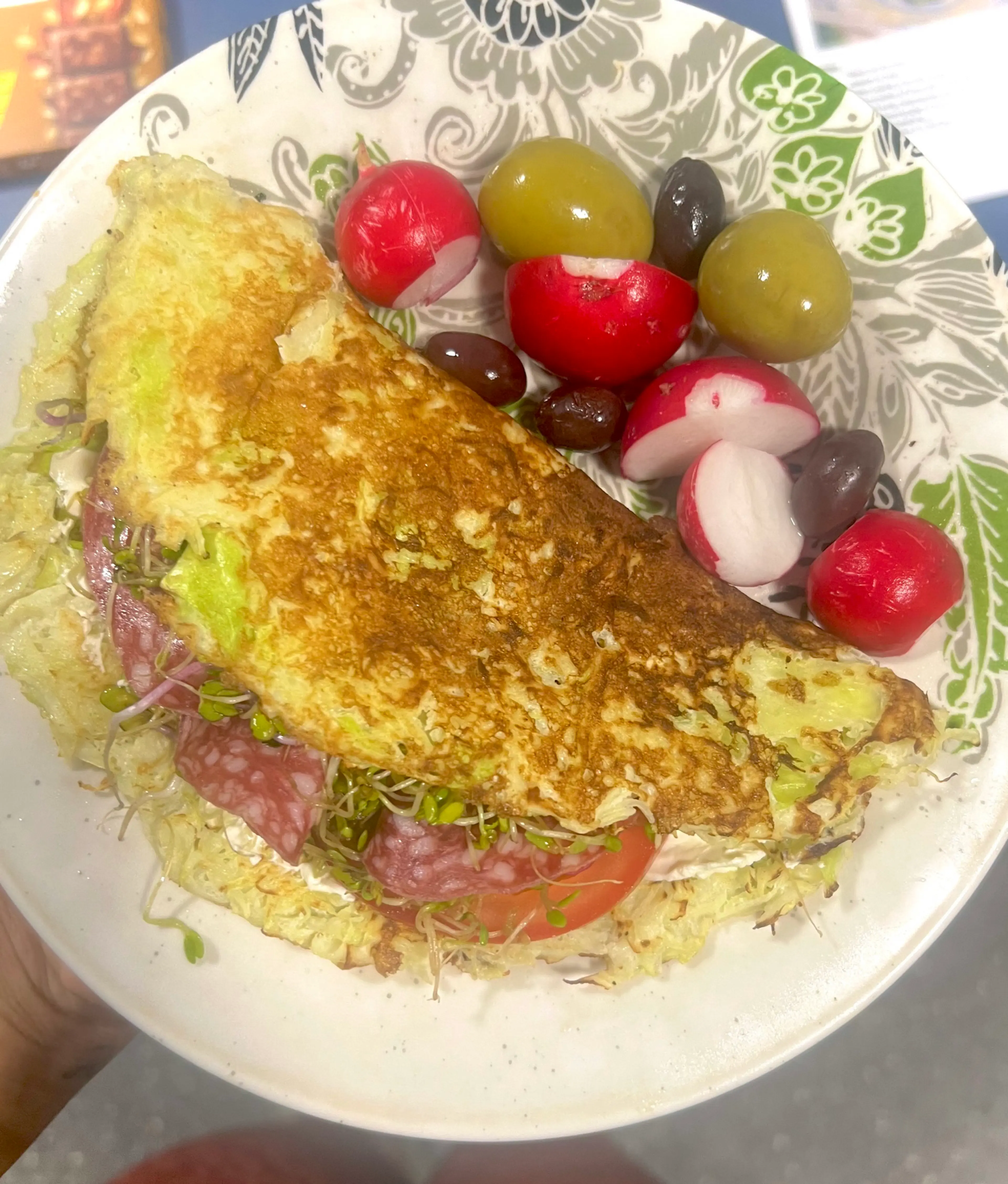 Cabbage Bread Sandwich