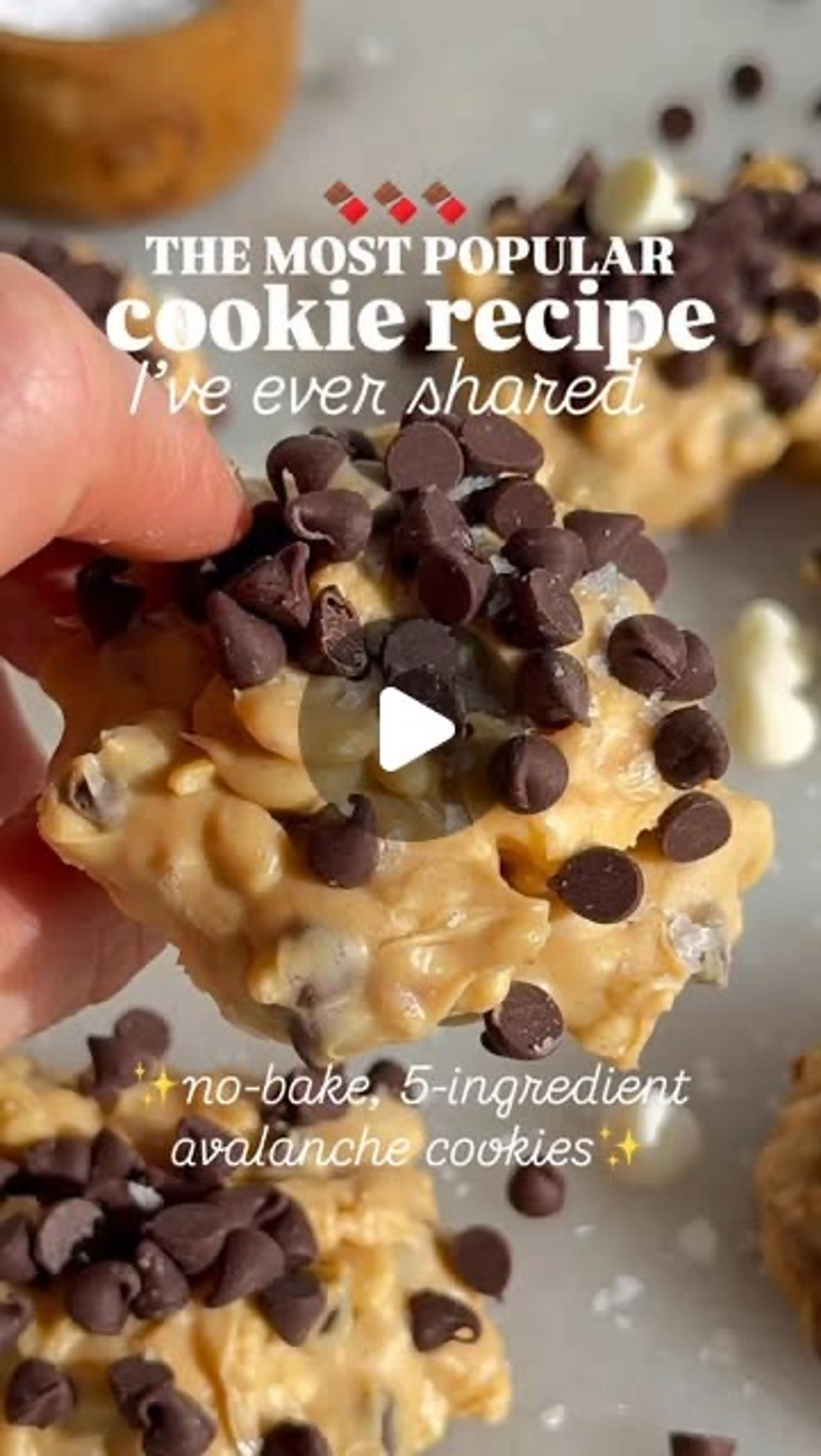 5-ingredient Avalanche Cookies