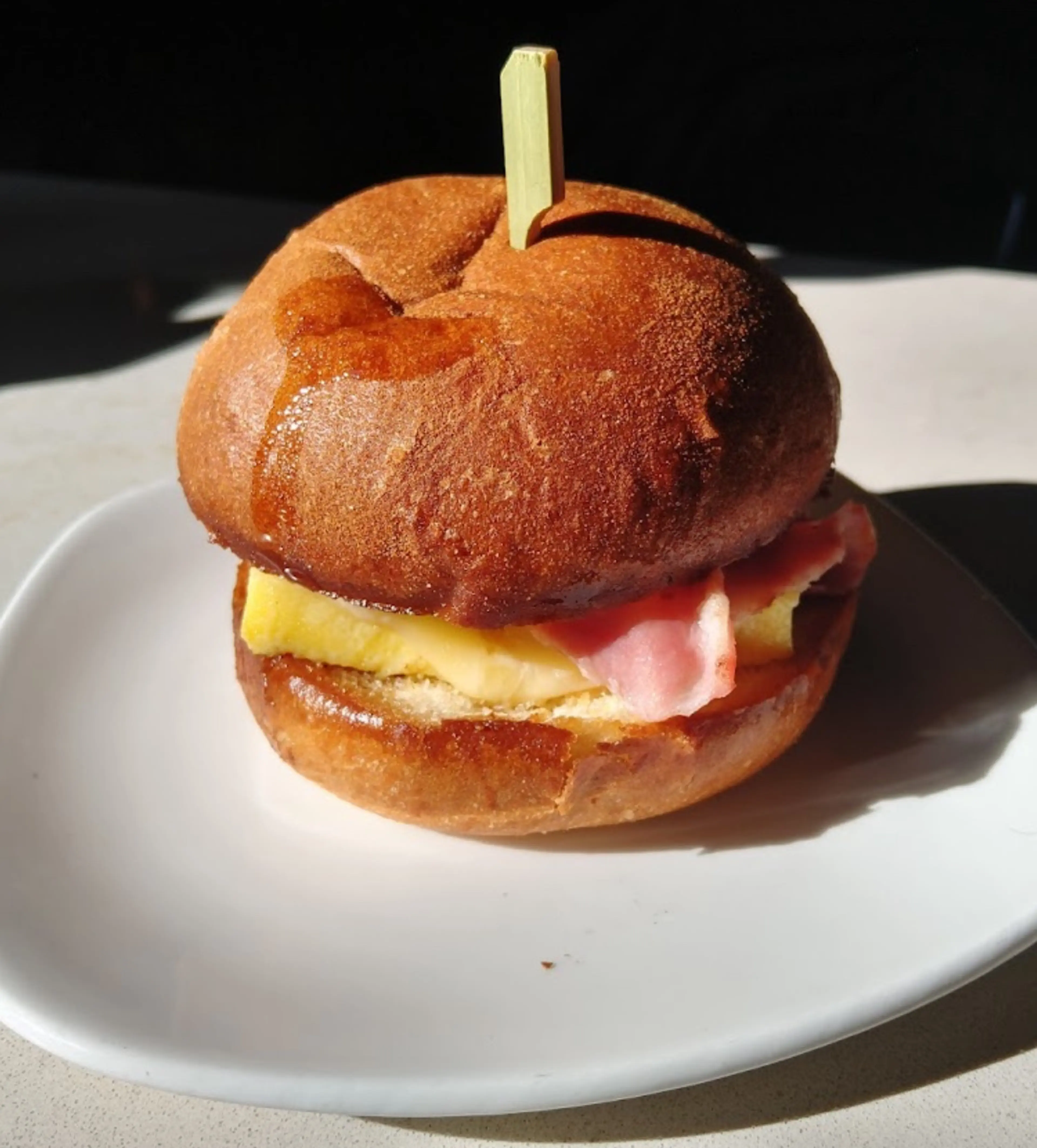 Ham jam Breakfast Sandwich