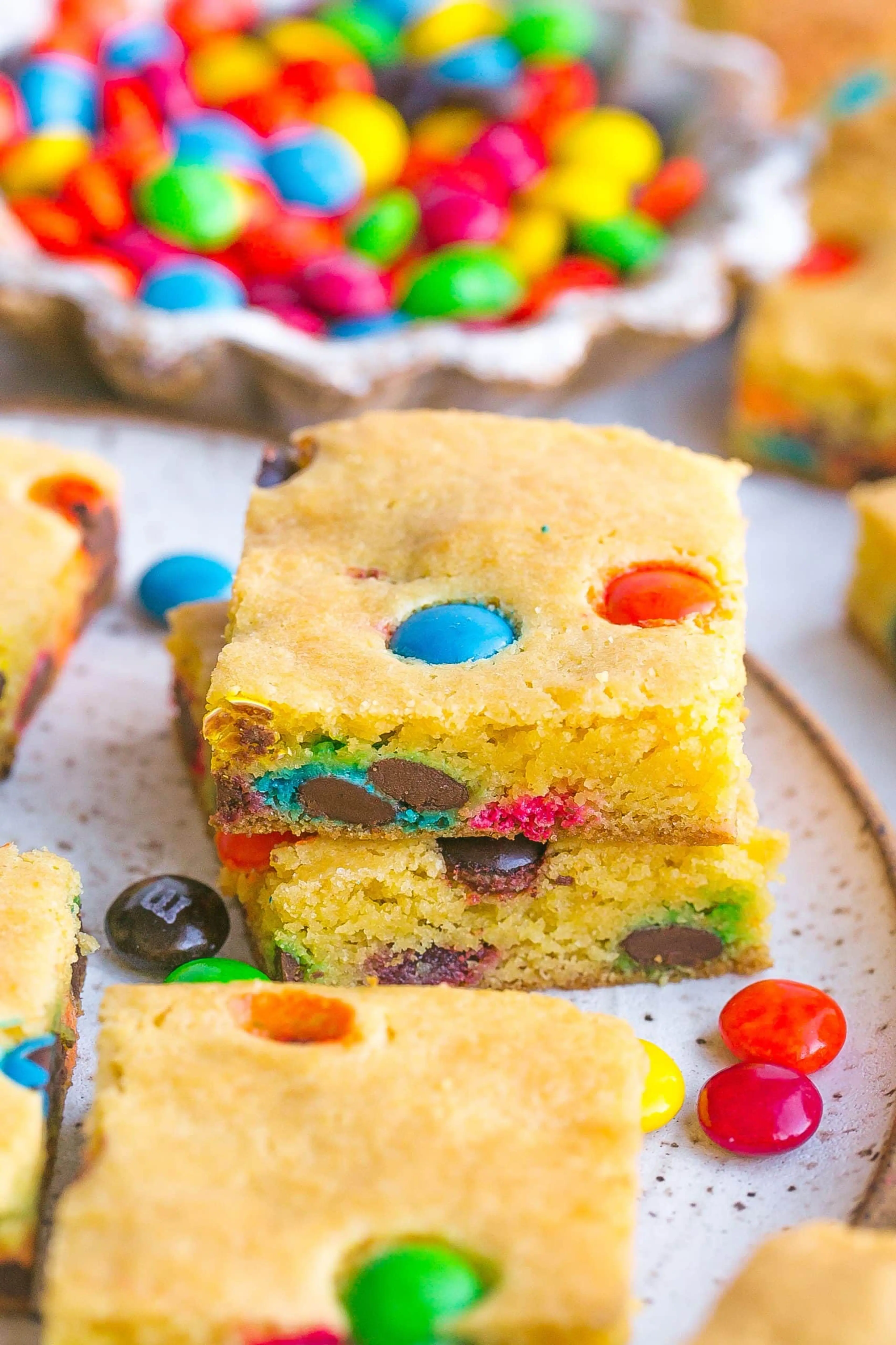 M&M Cookie Bars