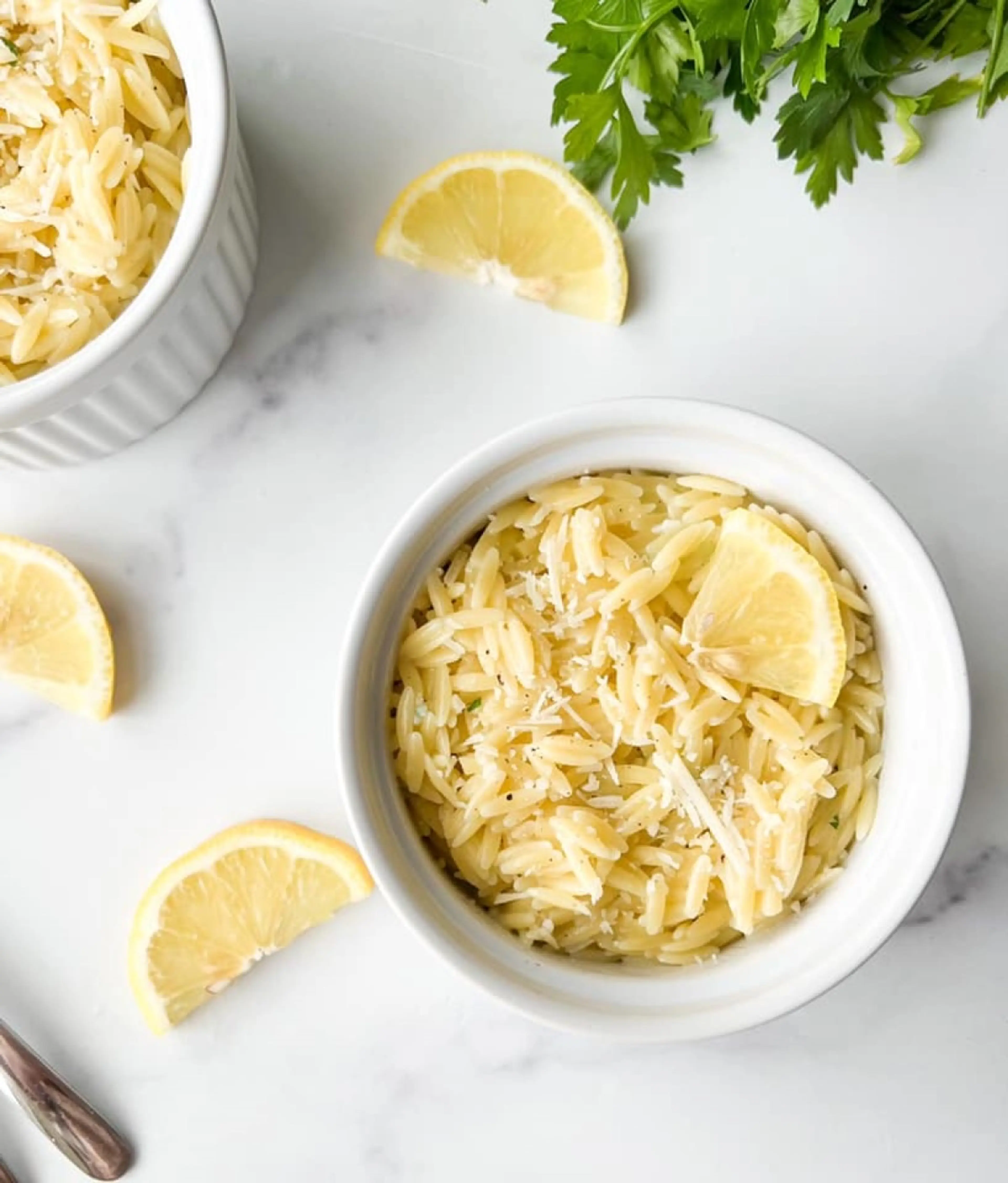 Lemon Garlic Orzo