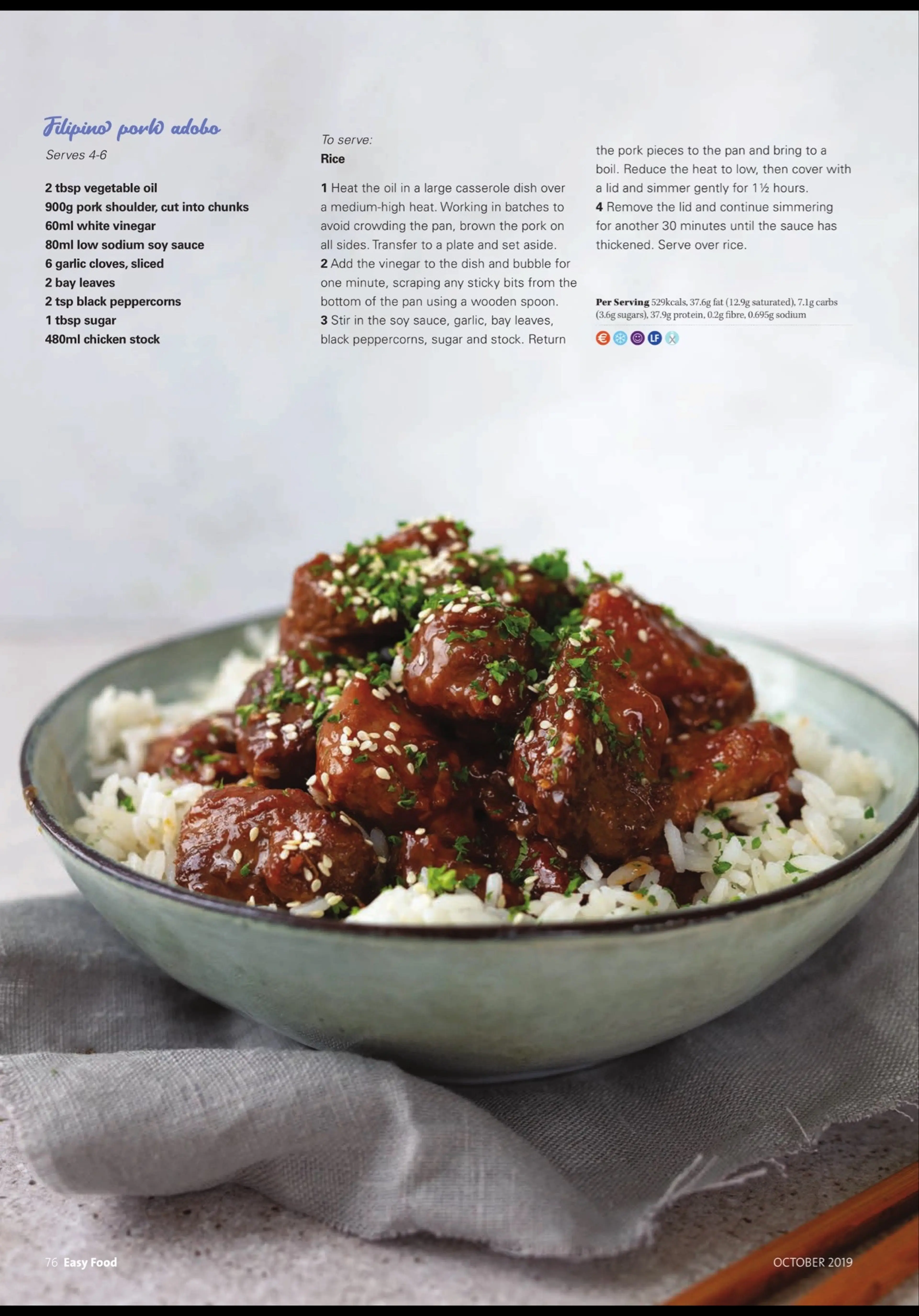 Filipino Pork adobo