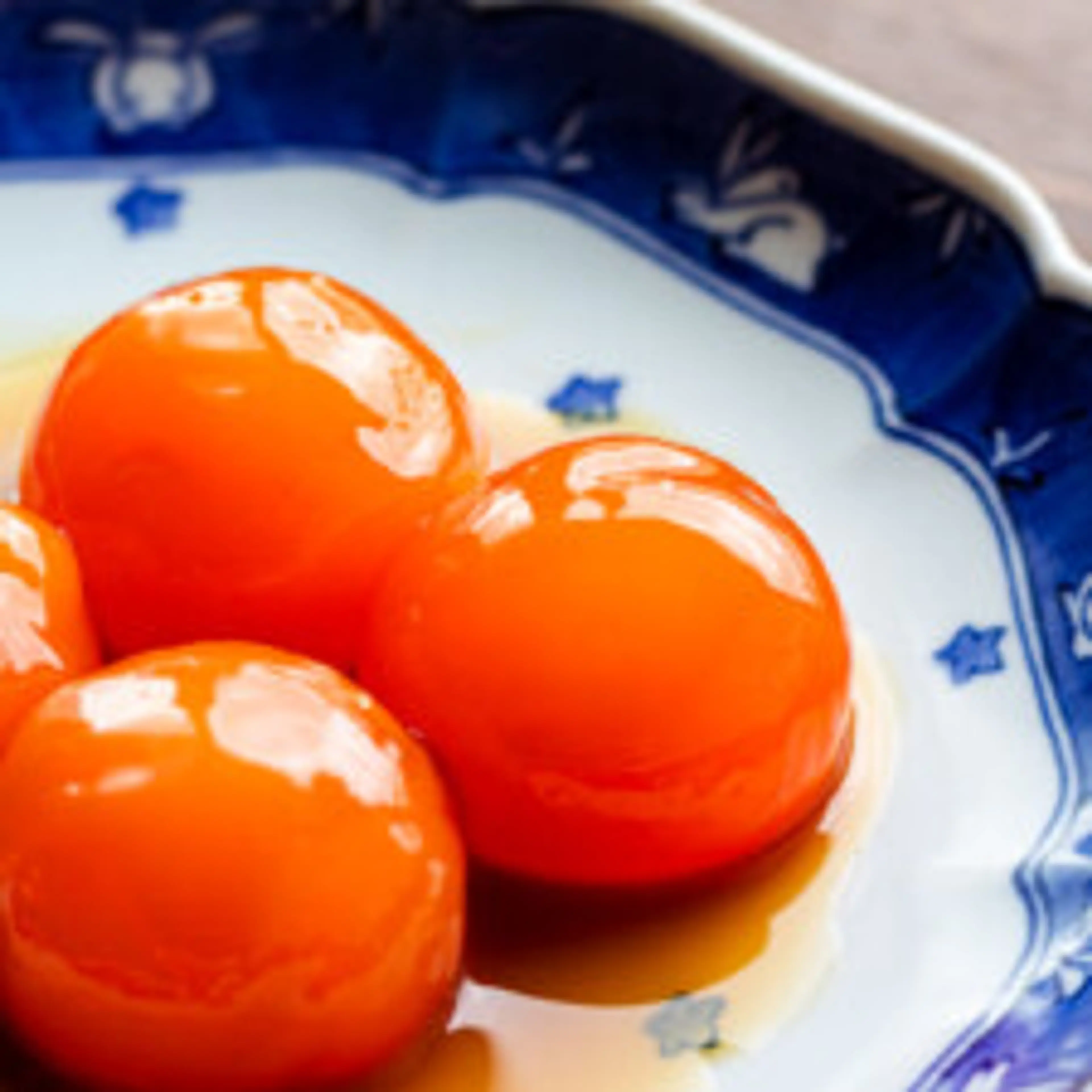 Soy Marinated Egg Yolks