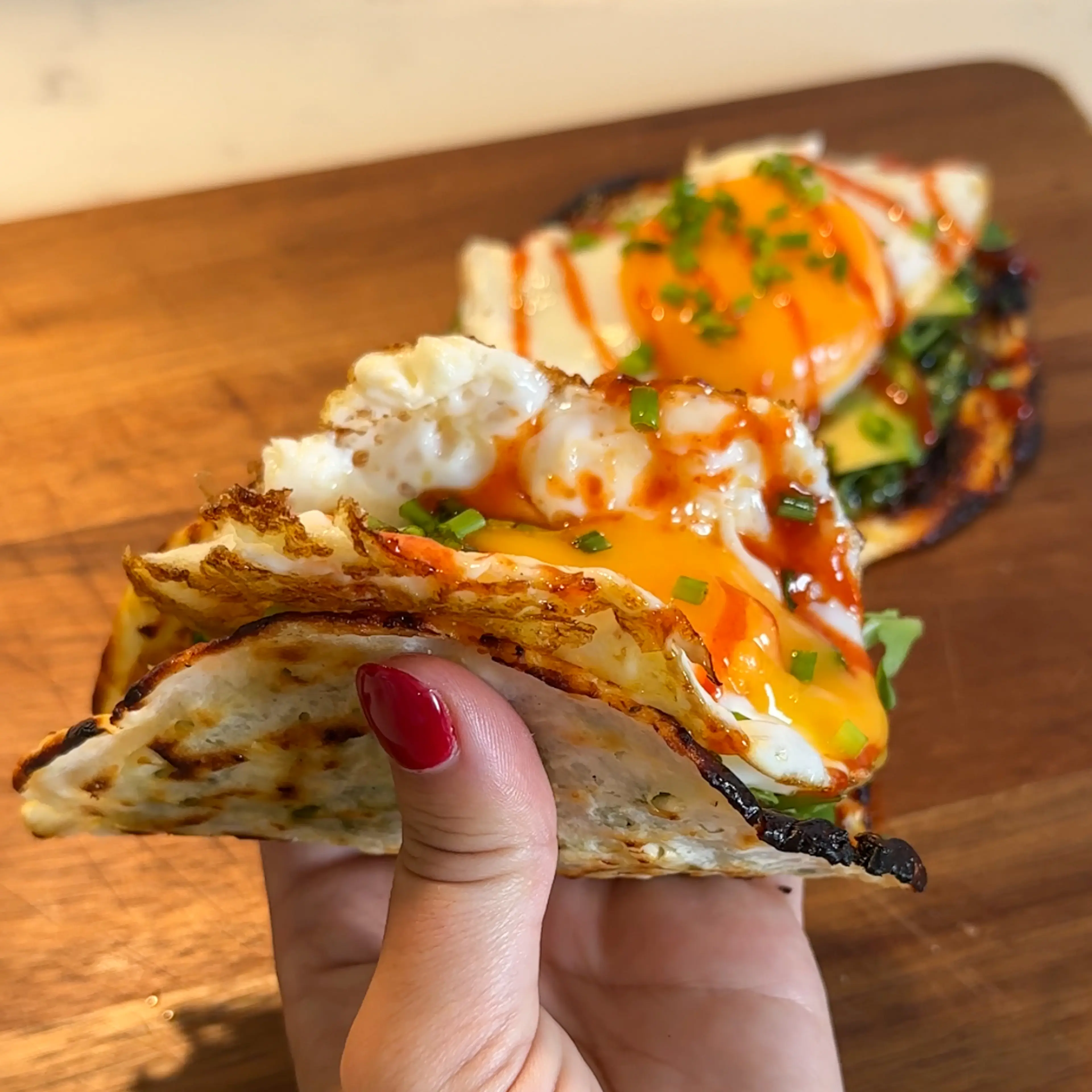 High Protein Cottage Cheese Breakfast Tacos
