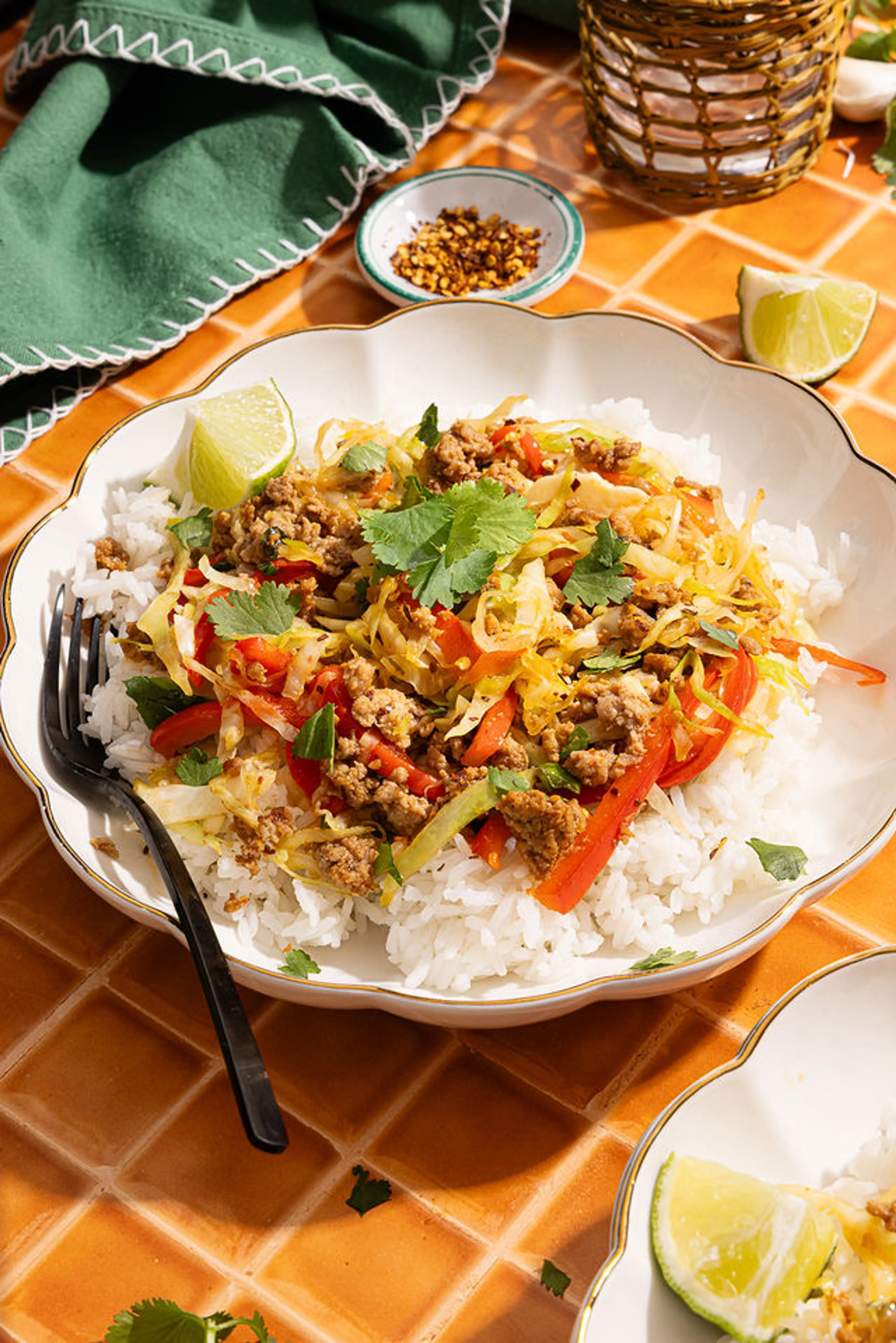 Sweet and Spicy Pork Bowls