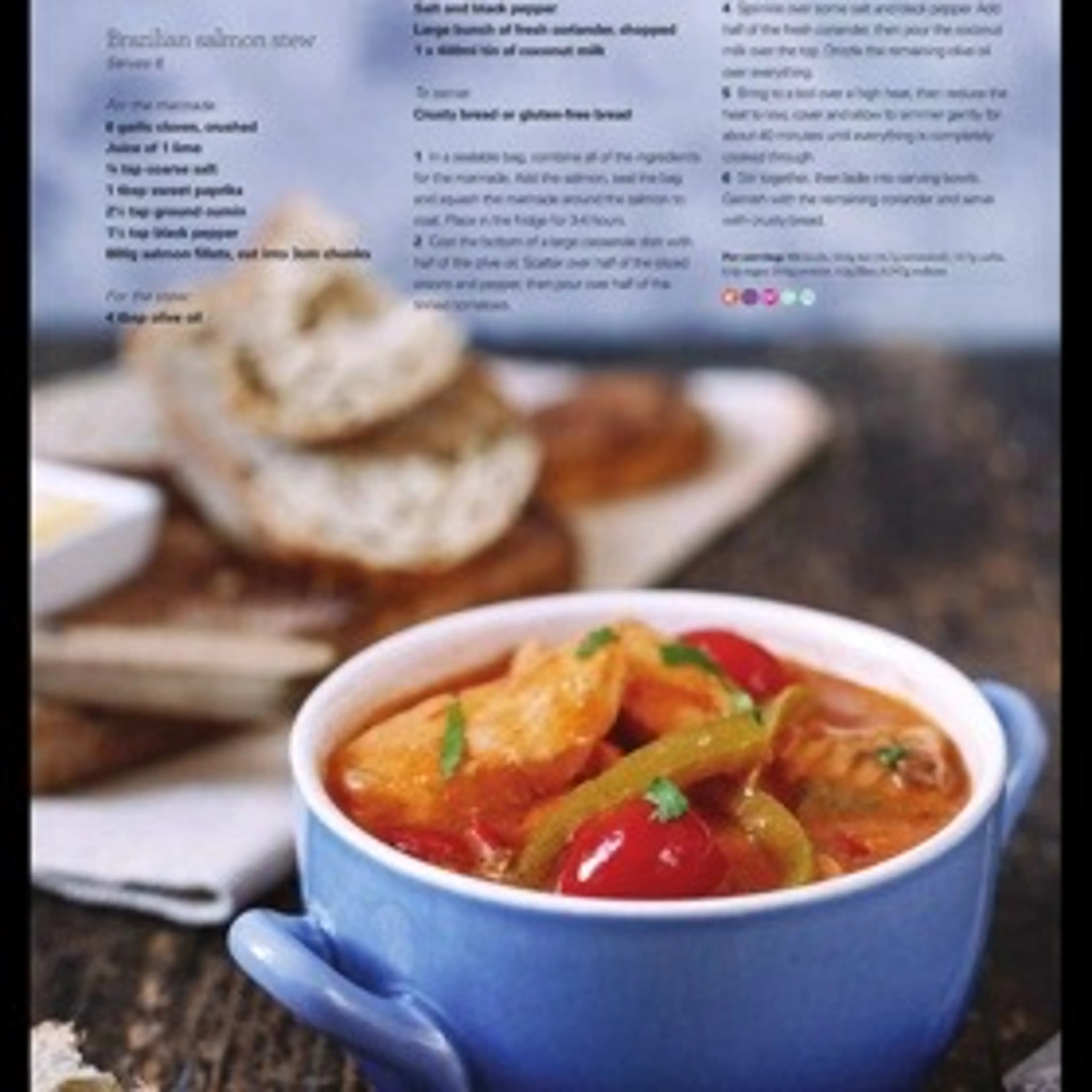 Brazilian salmon stew