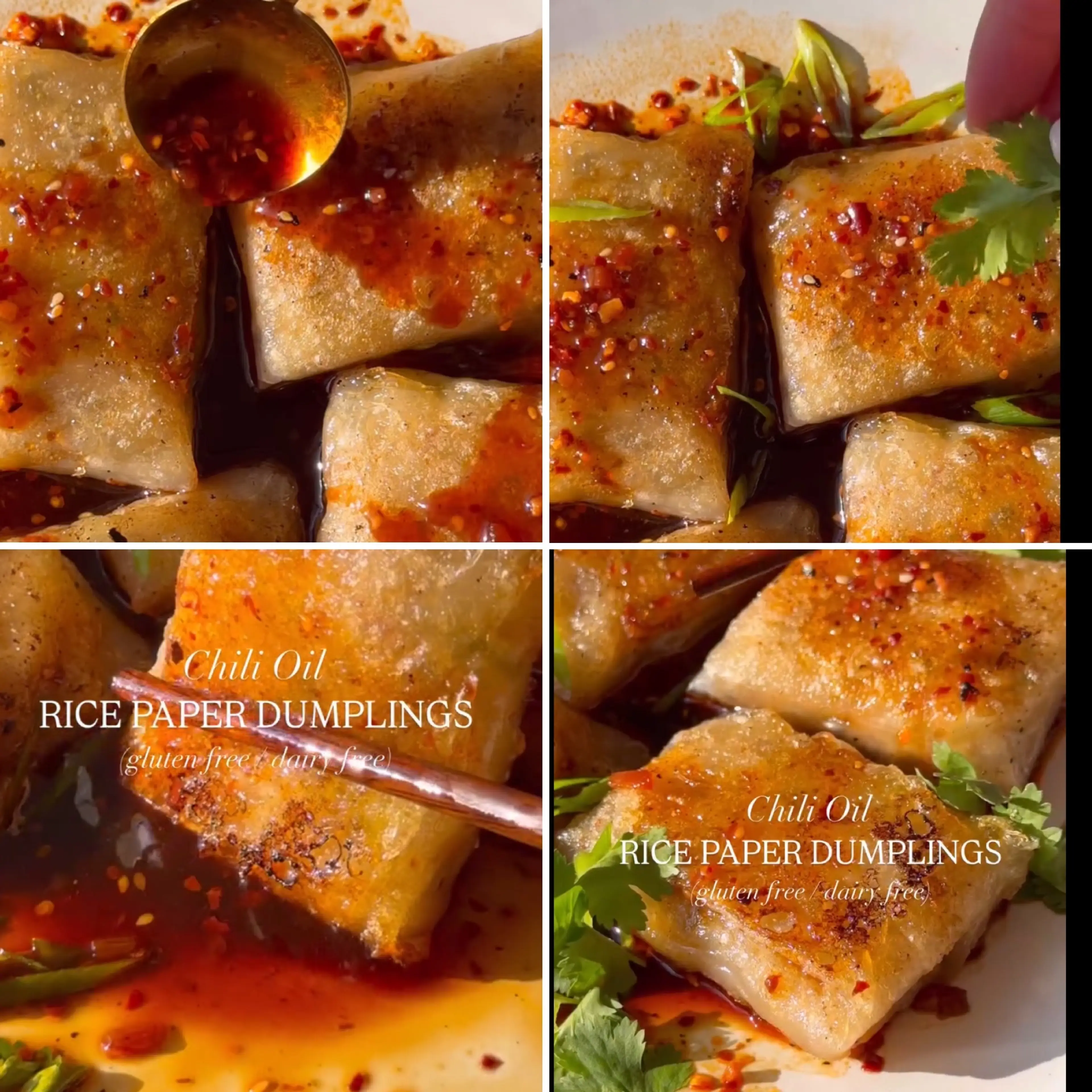 Chili Oil Rice Paper Dumplings