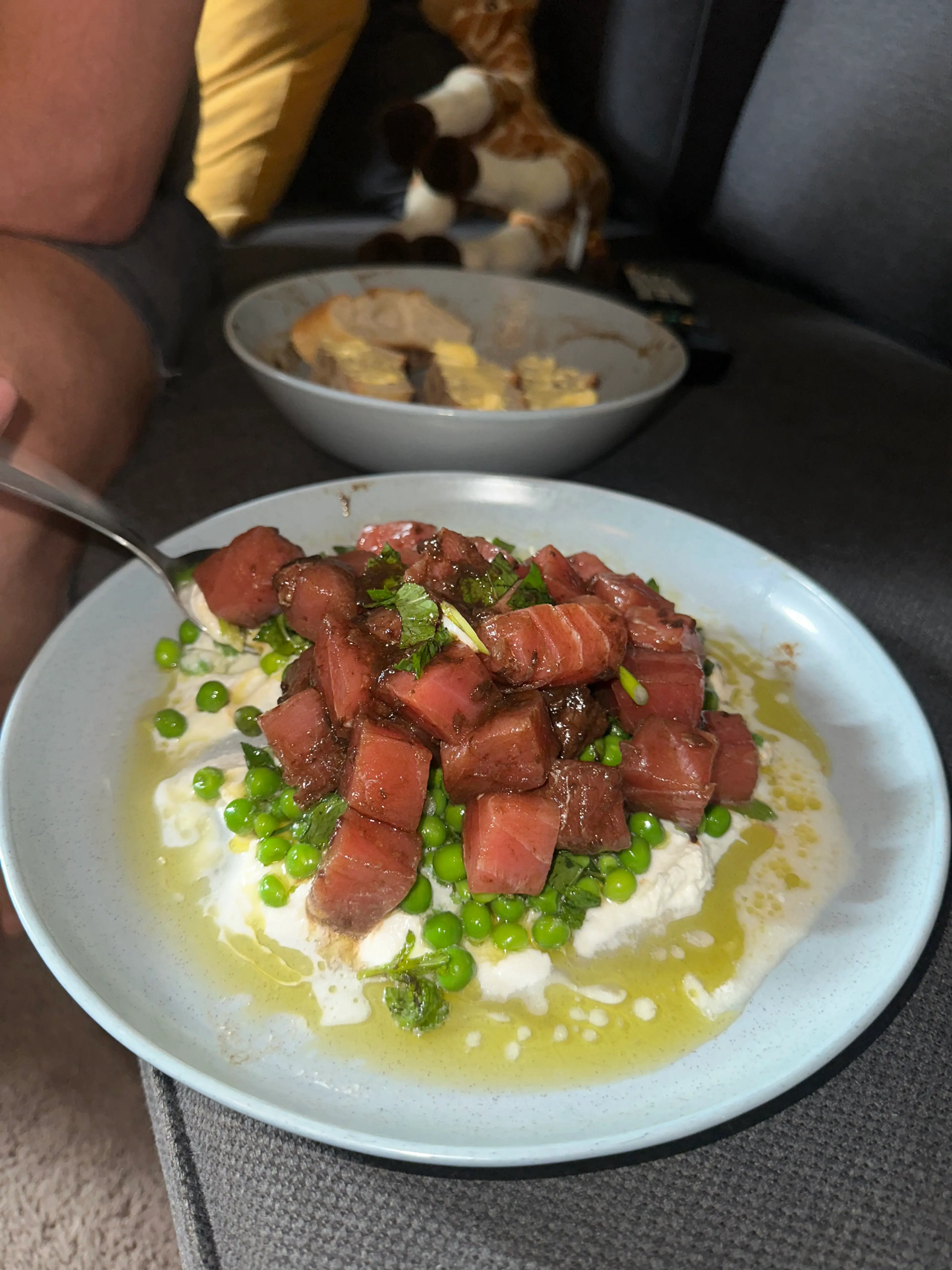 Tuna & Whipped Goats Cheese