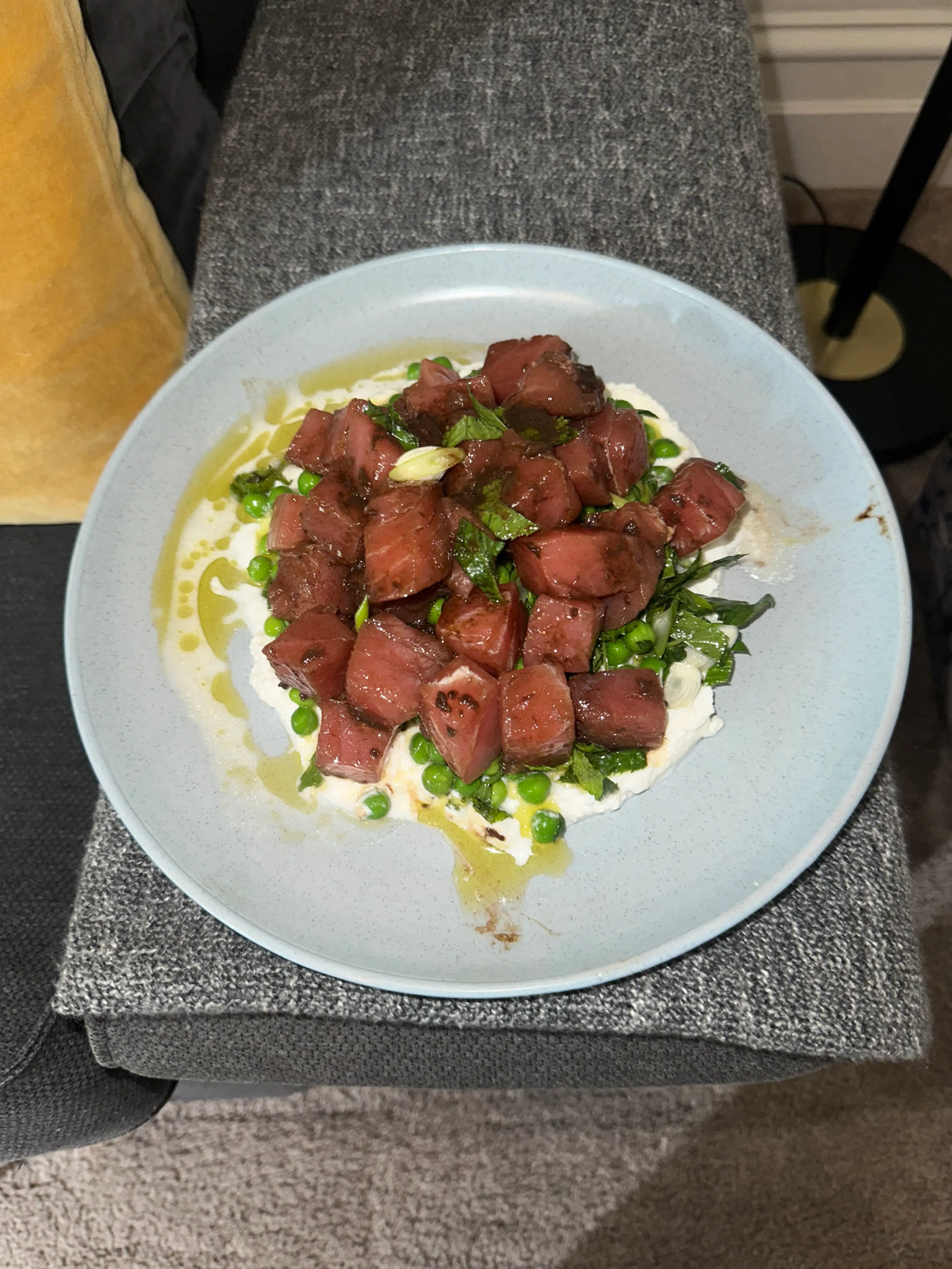 Tuna & Whipped Goats Cheese