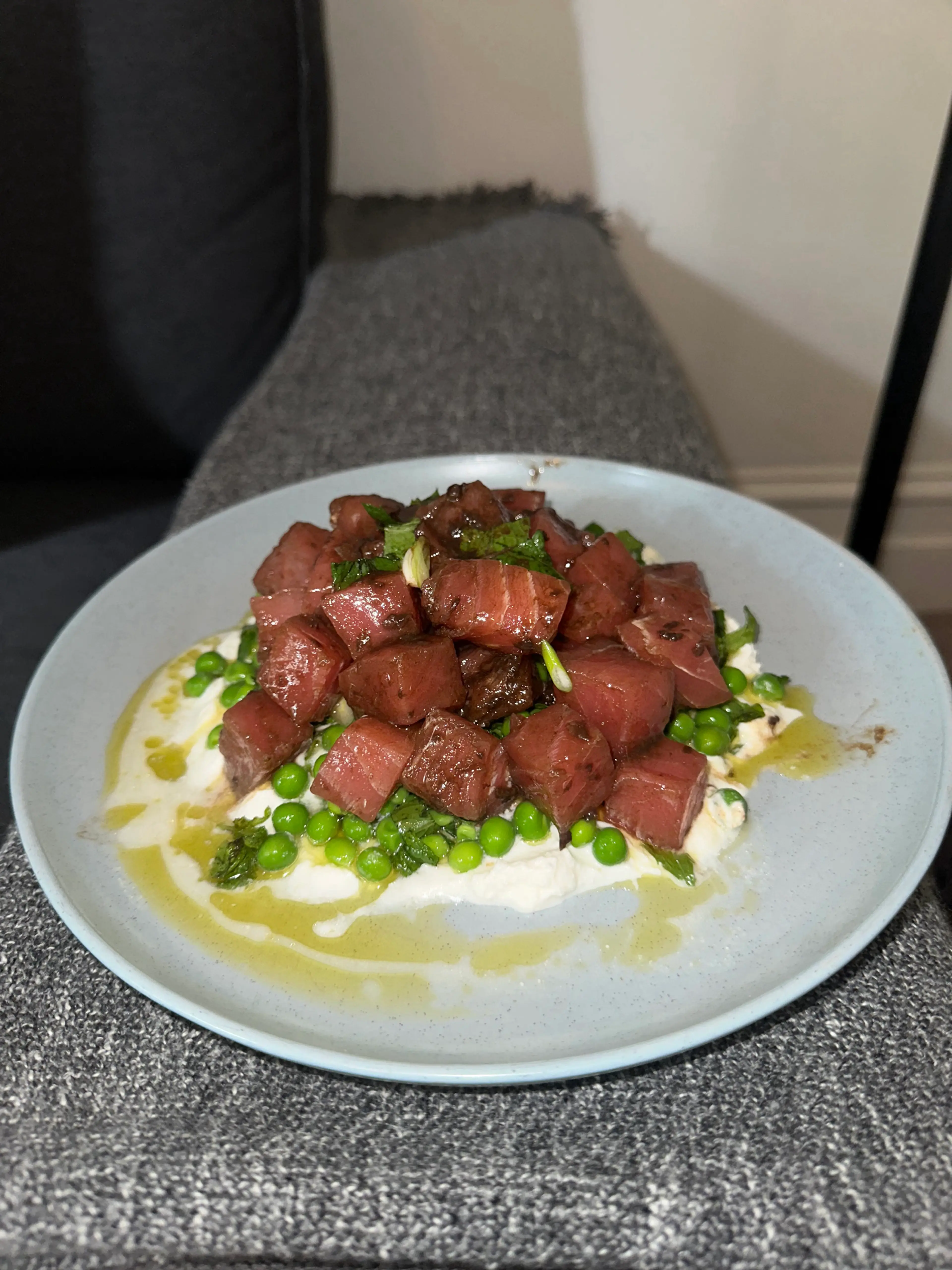 Tuna & Whipped Goats Cheese