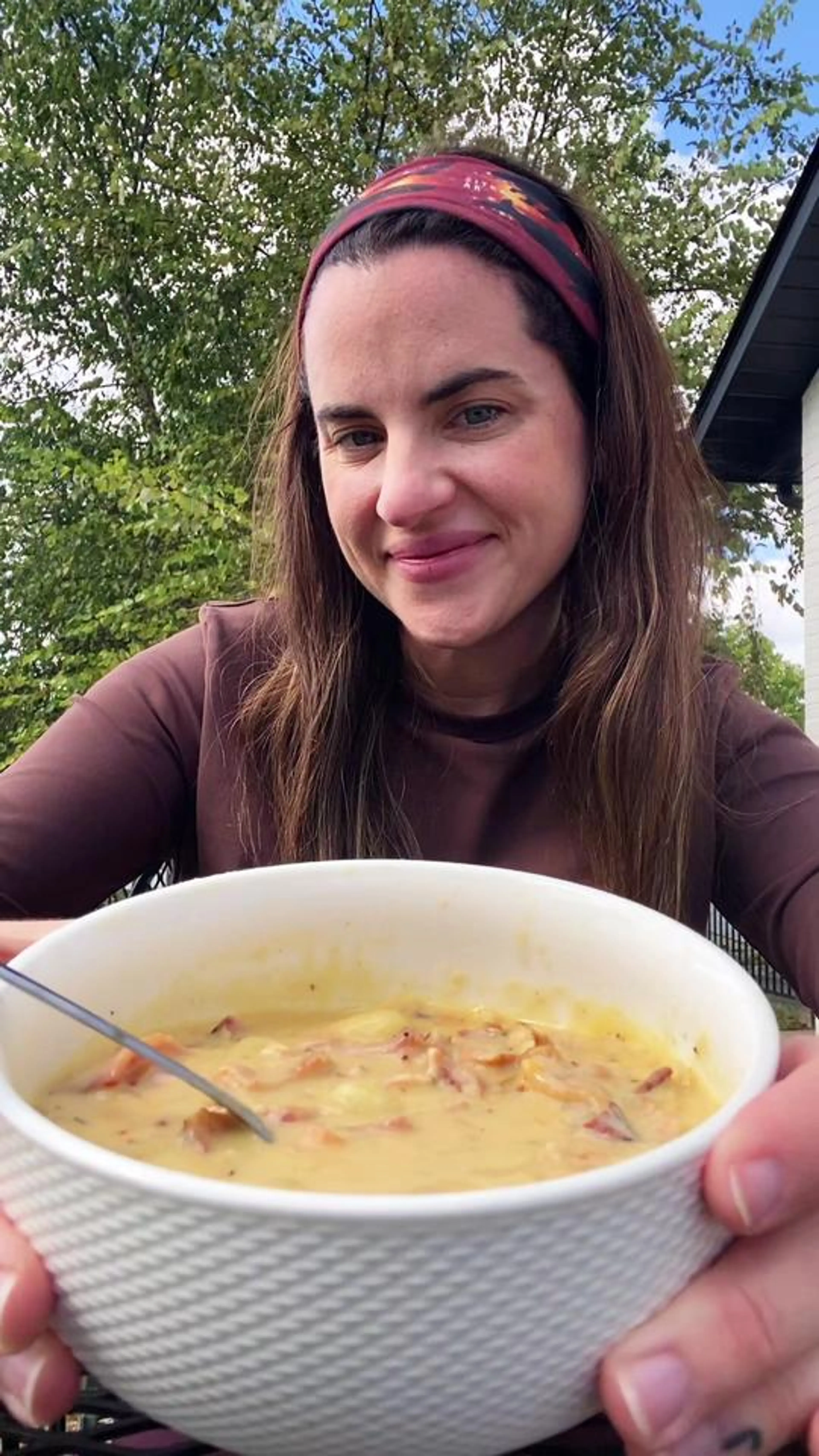 Bacon Cheddar and Gnocchi Soup