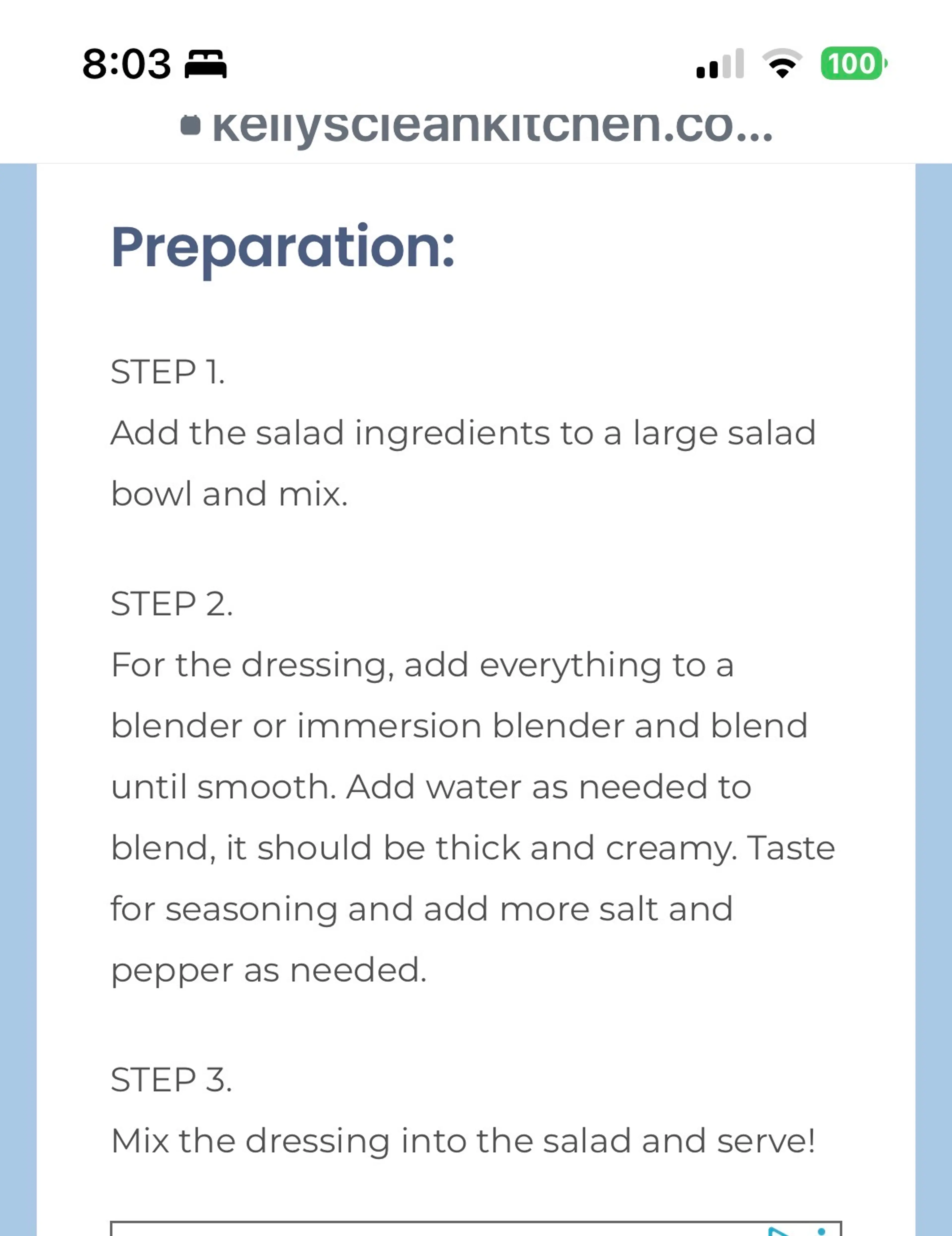 Green Goddess Salad