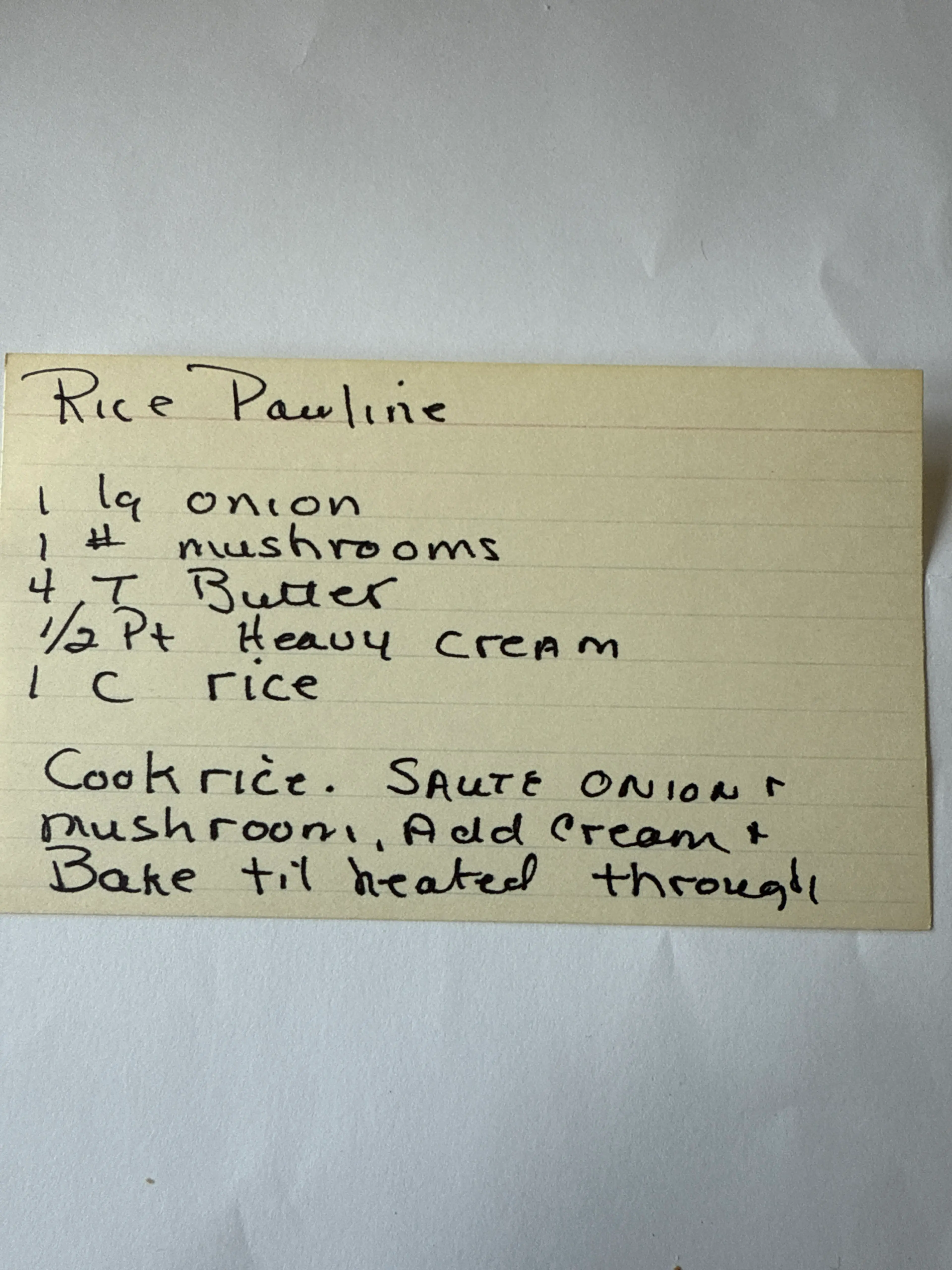 Rice Pauline