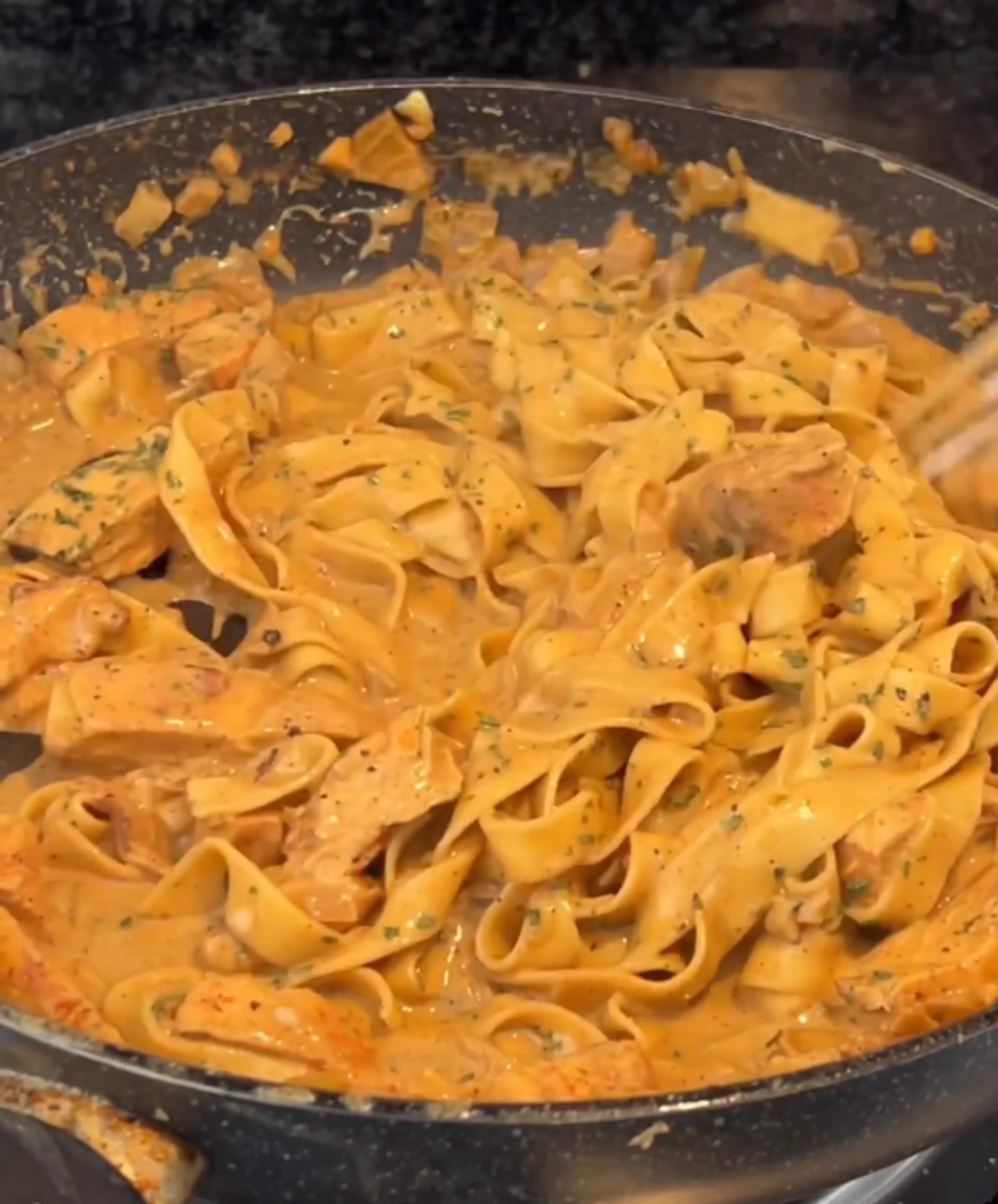 High Protein Chicken Alfredo