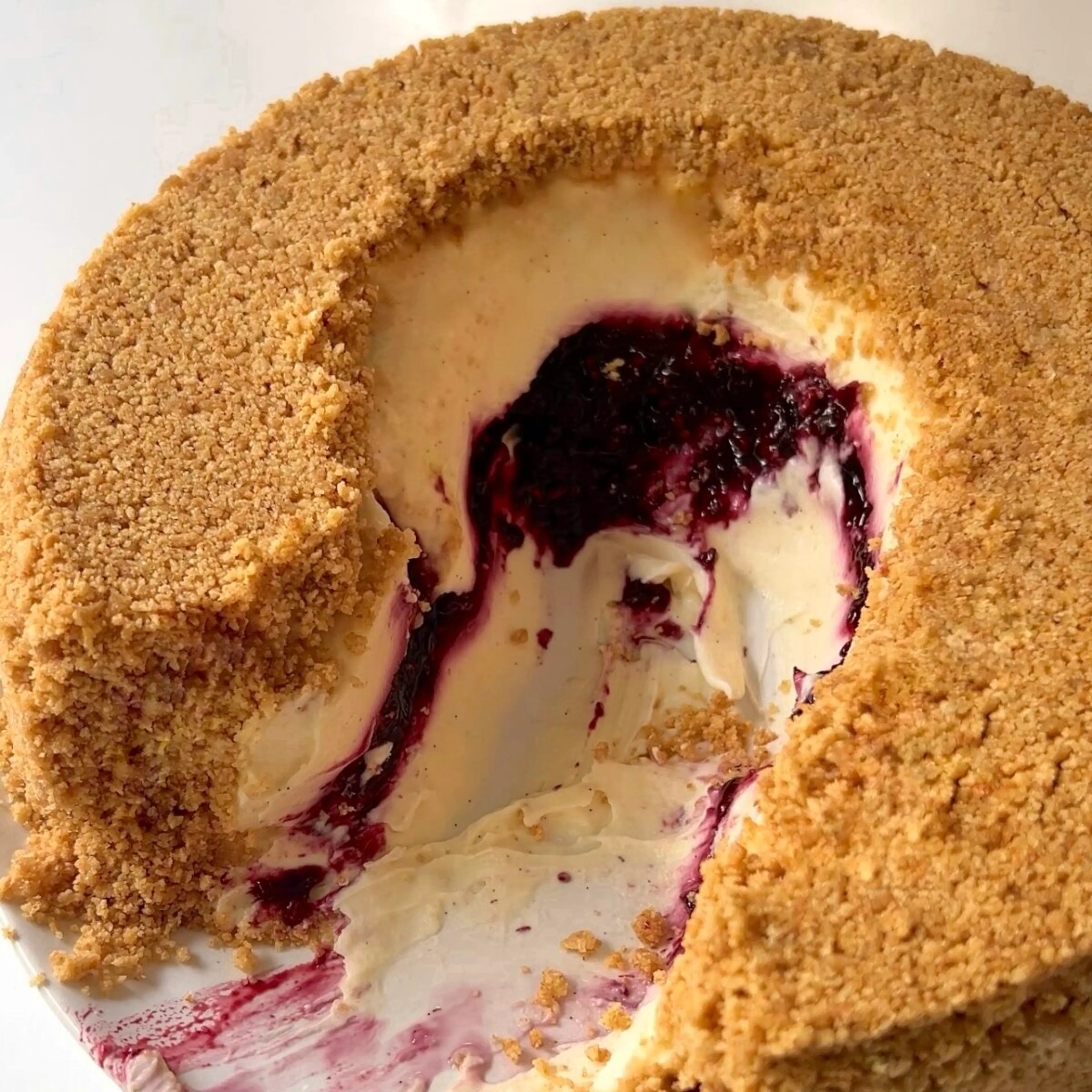 Thick And Creamy Upside-Down Cheesecake (For The Crust Lover