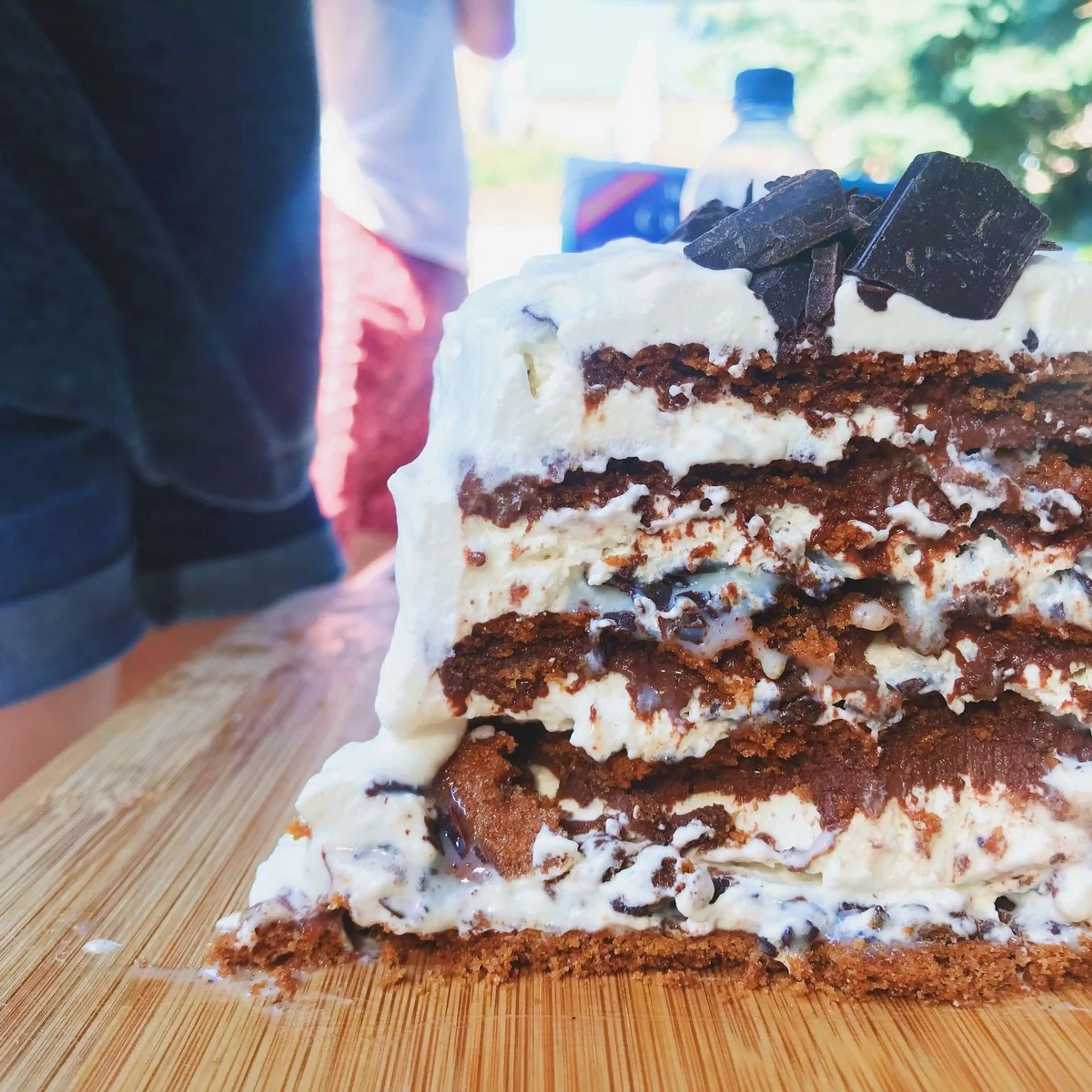 Vietnamese Iced Coffee Ice Box Cake