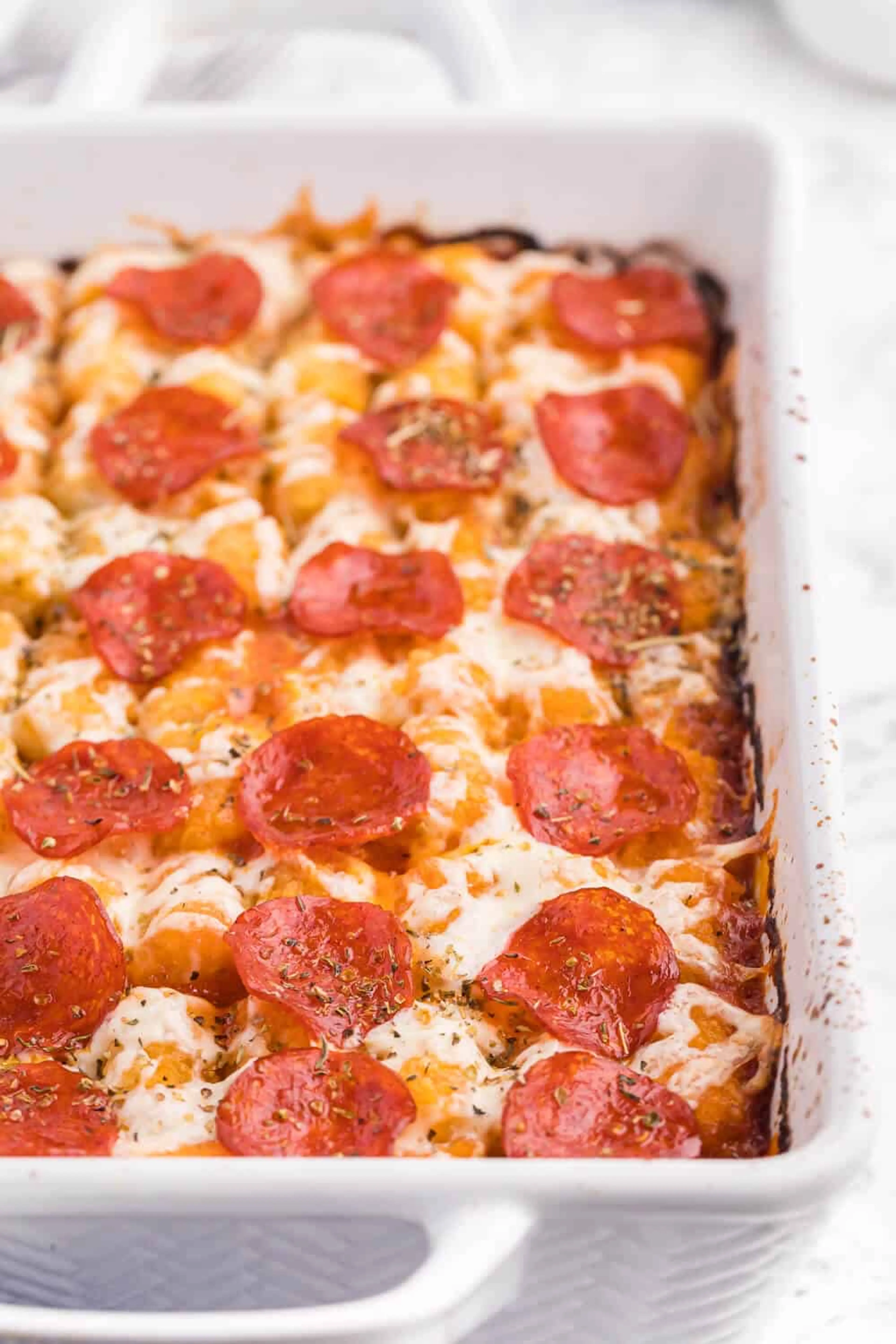Pizza Tater Tot Casserole