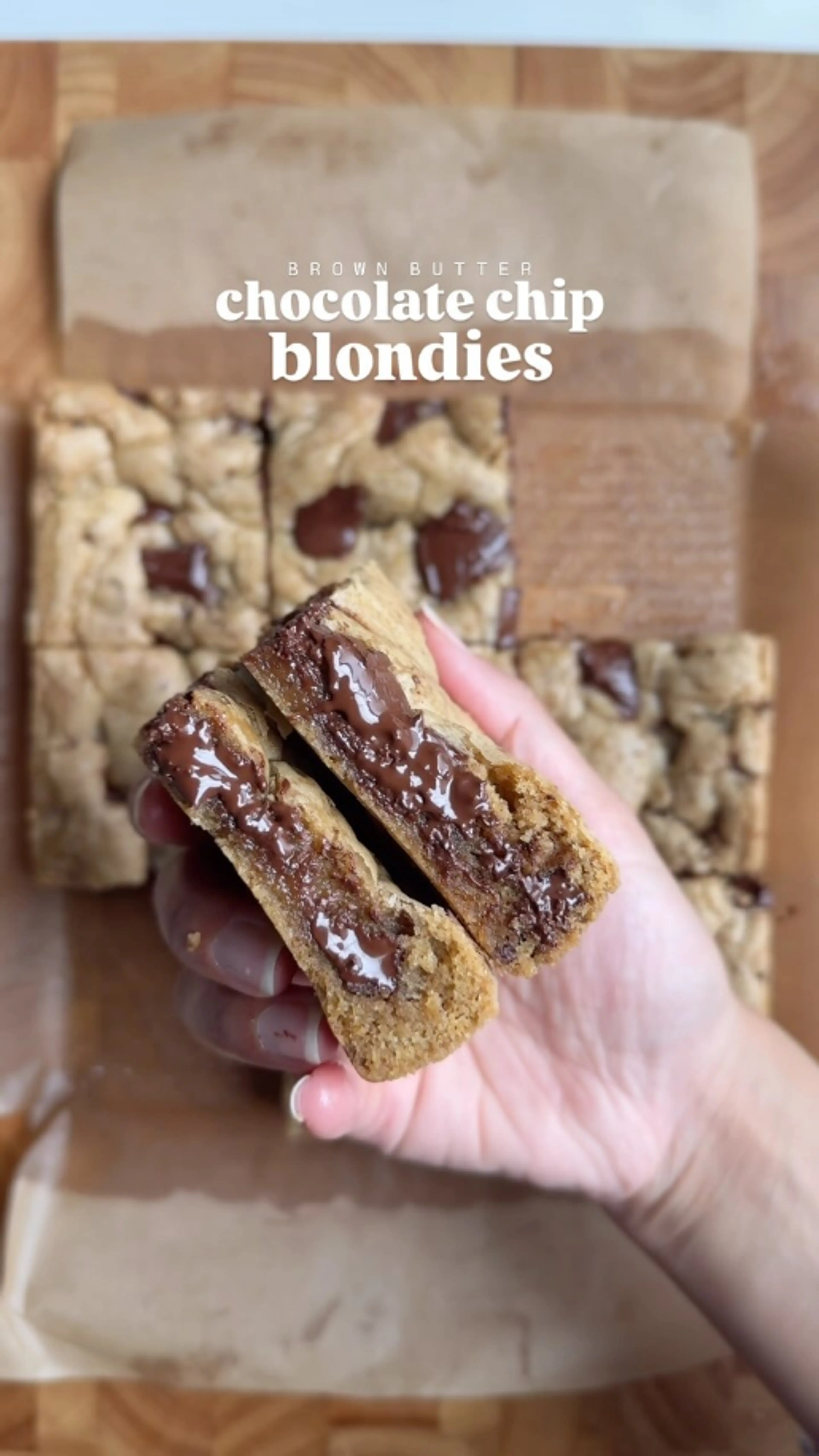 Brown Butter Chocolate Chip Blondies