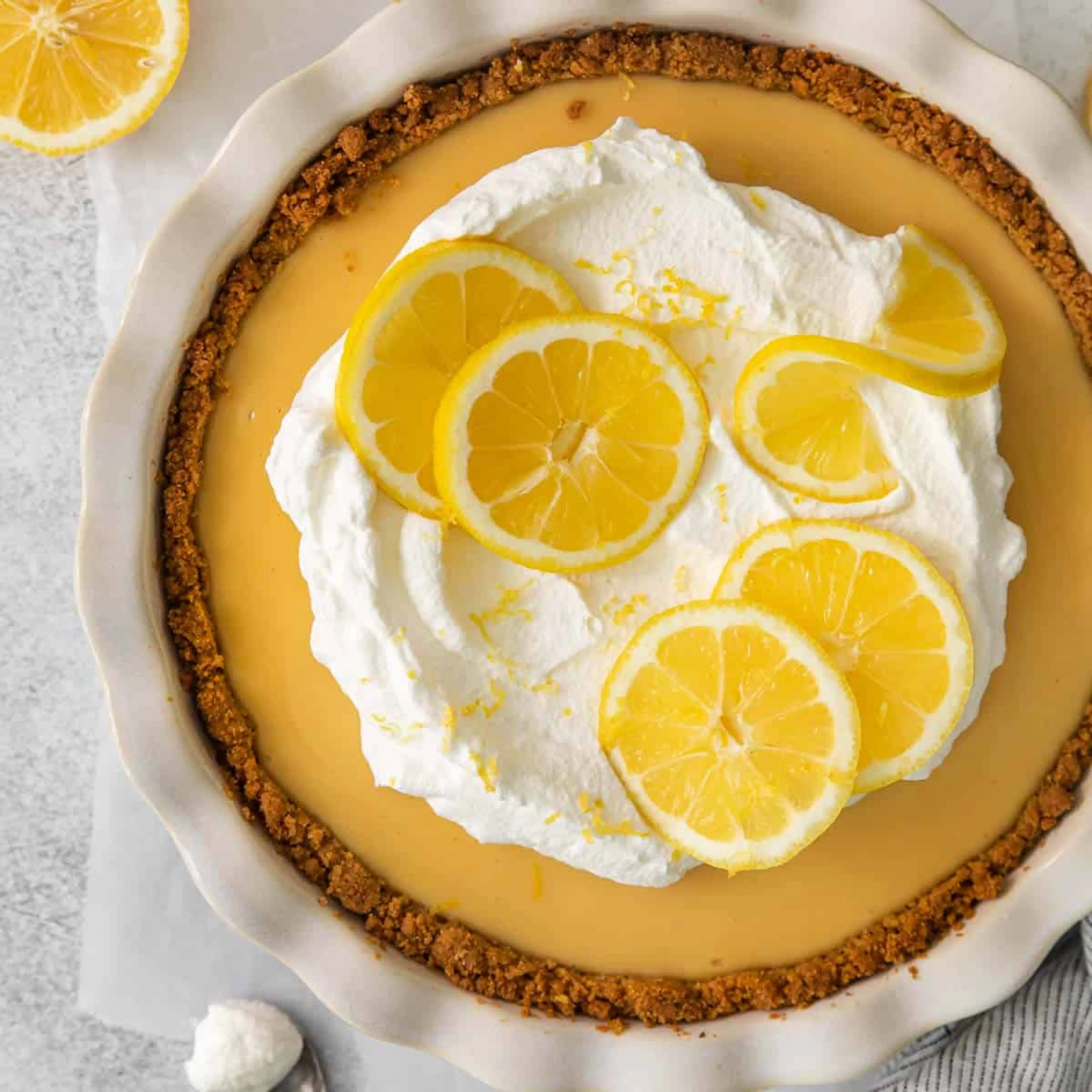Easy, Gluten-Free Lemon Cream Pie
