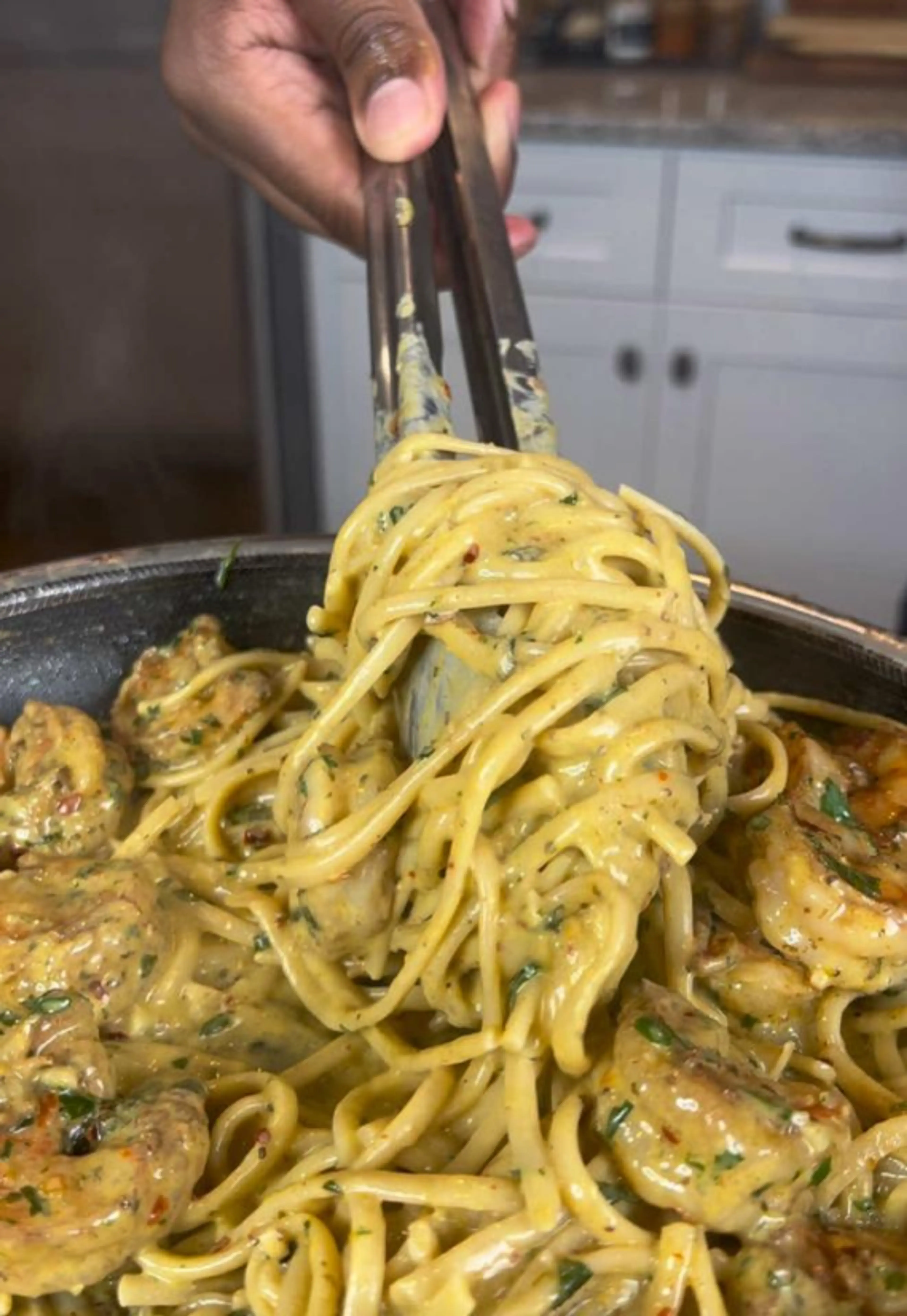 Creamy Shrimp Scampi