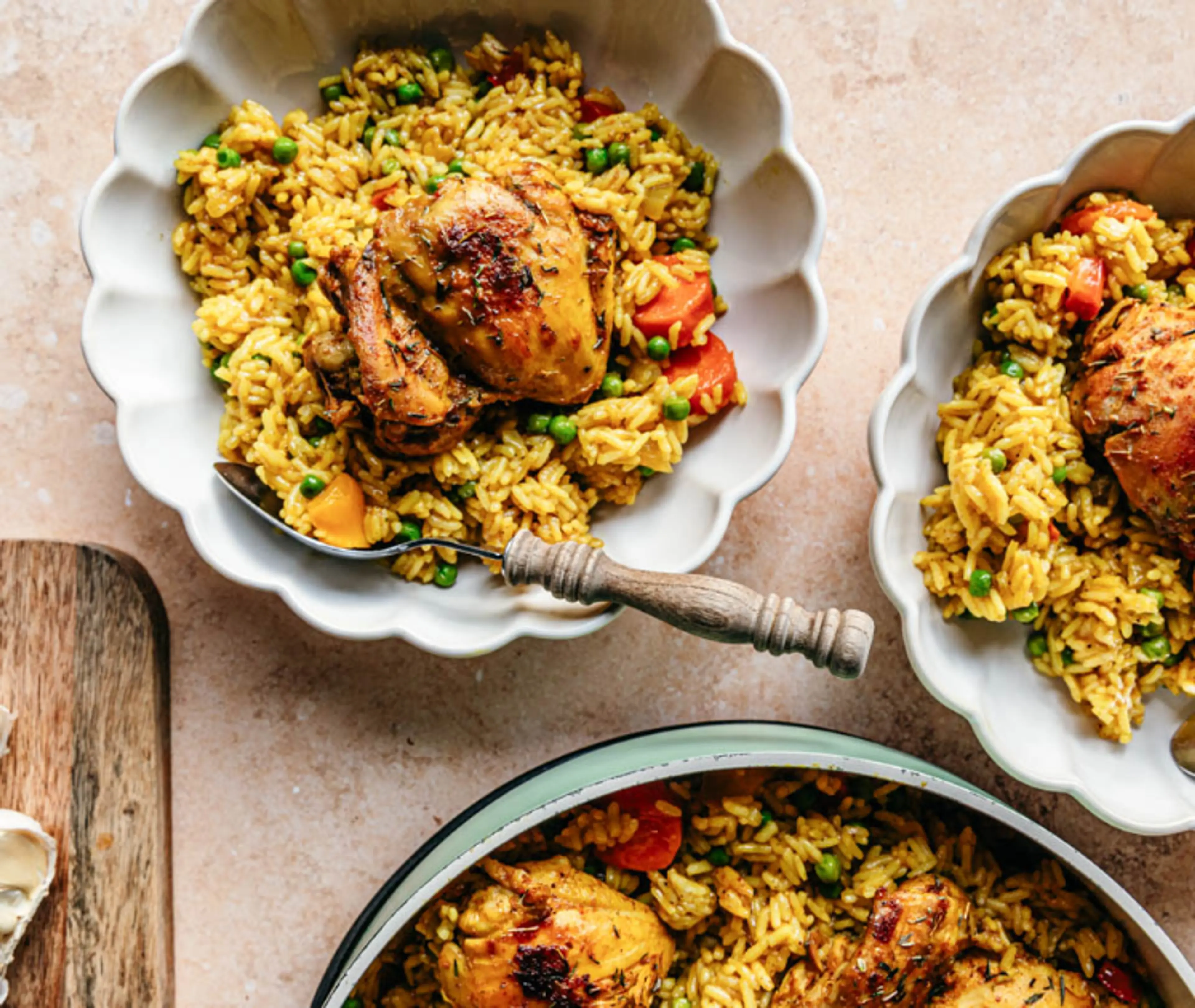 Eenpansgerecht met kip