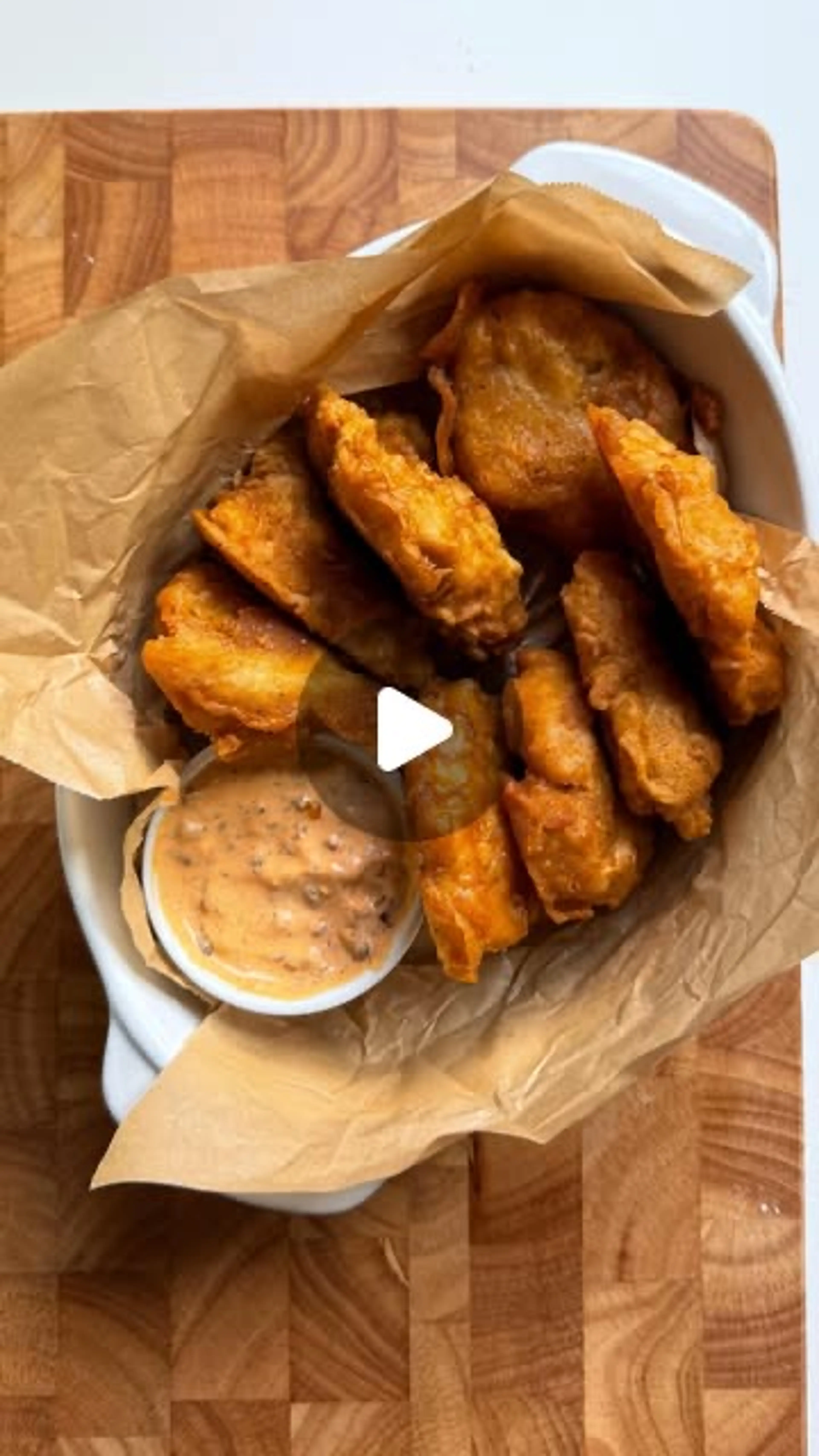 Crispy Chicken Nuggets with Hot Honey Ranch