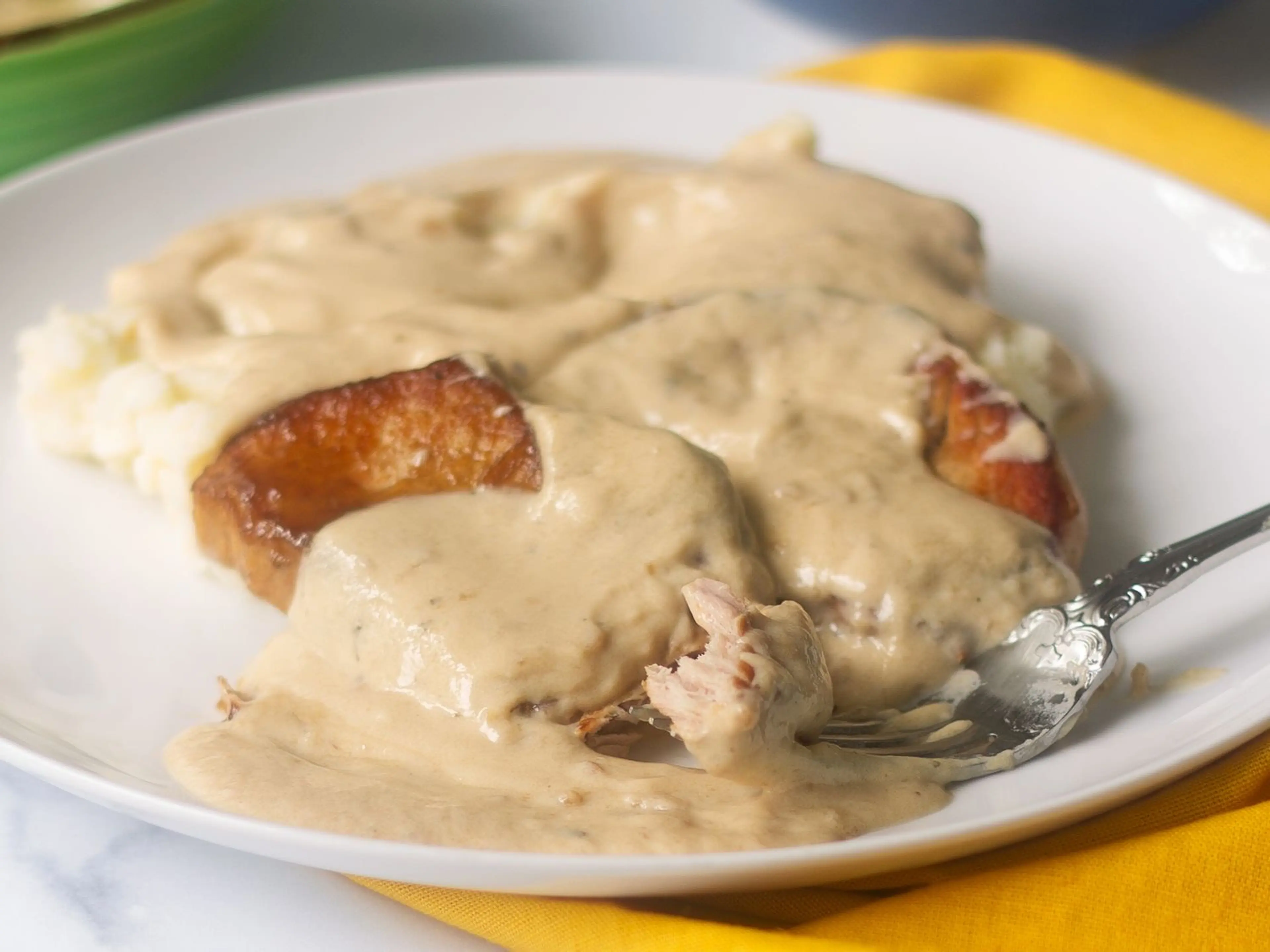 Slow Cooker French Onion Pork Chops
