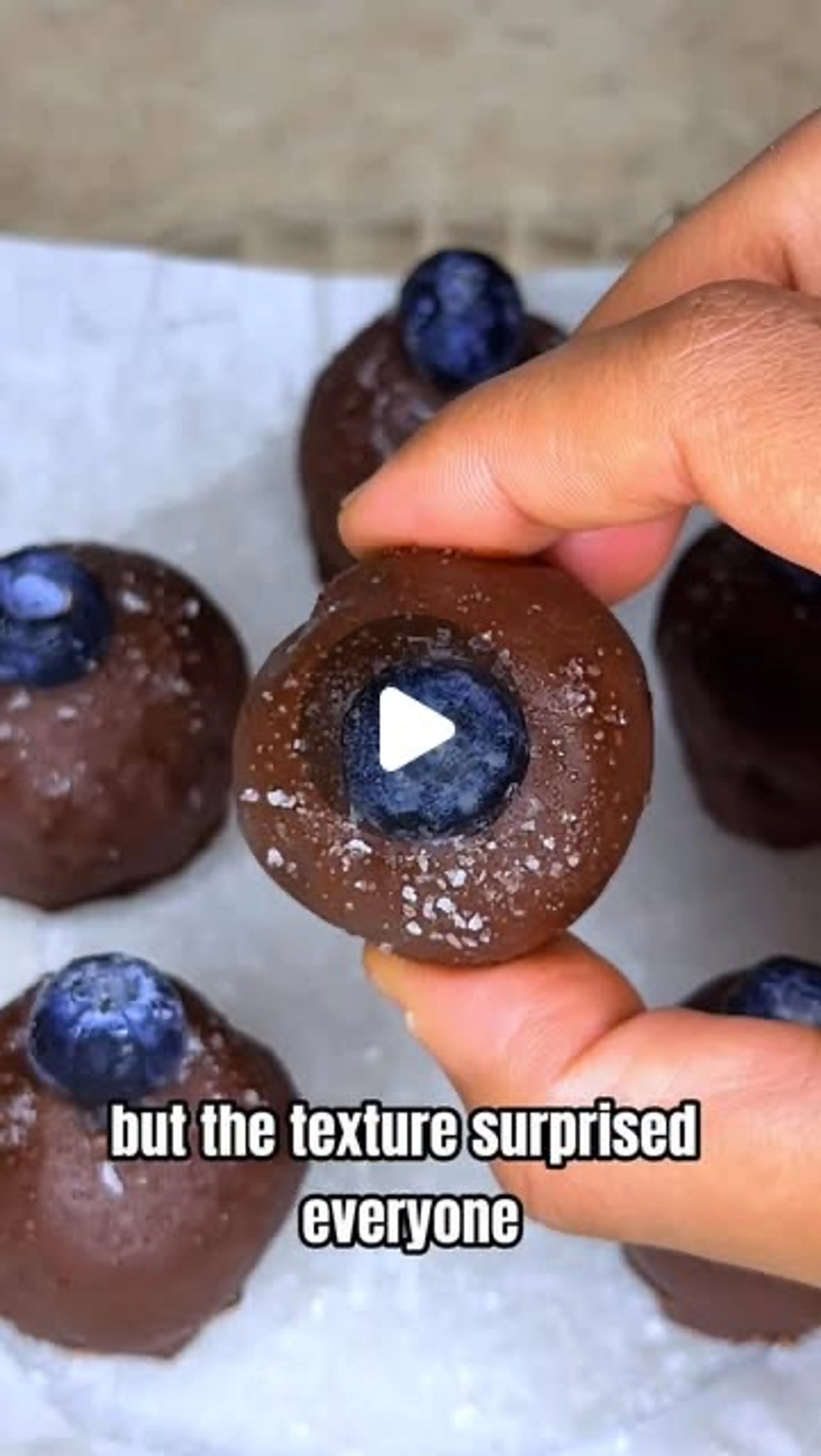 Viral Dark Chocolate Blueberry Nougat Bites — No-bake Luxury