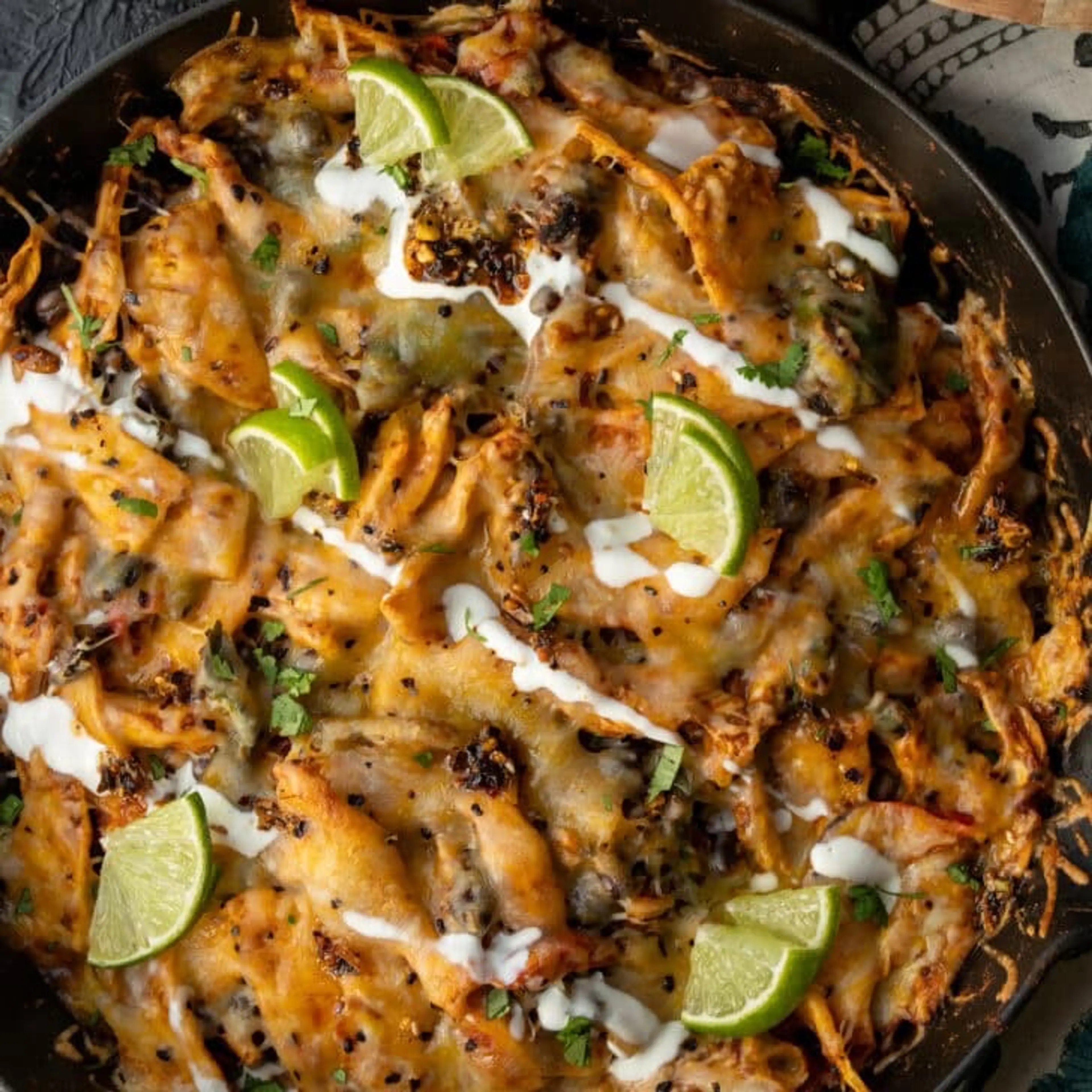 Rotisserie Chicken Fajita Casserole